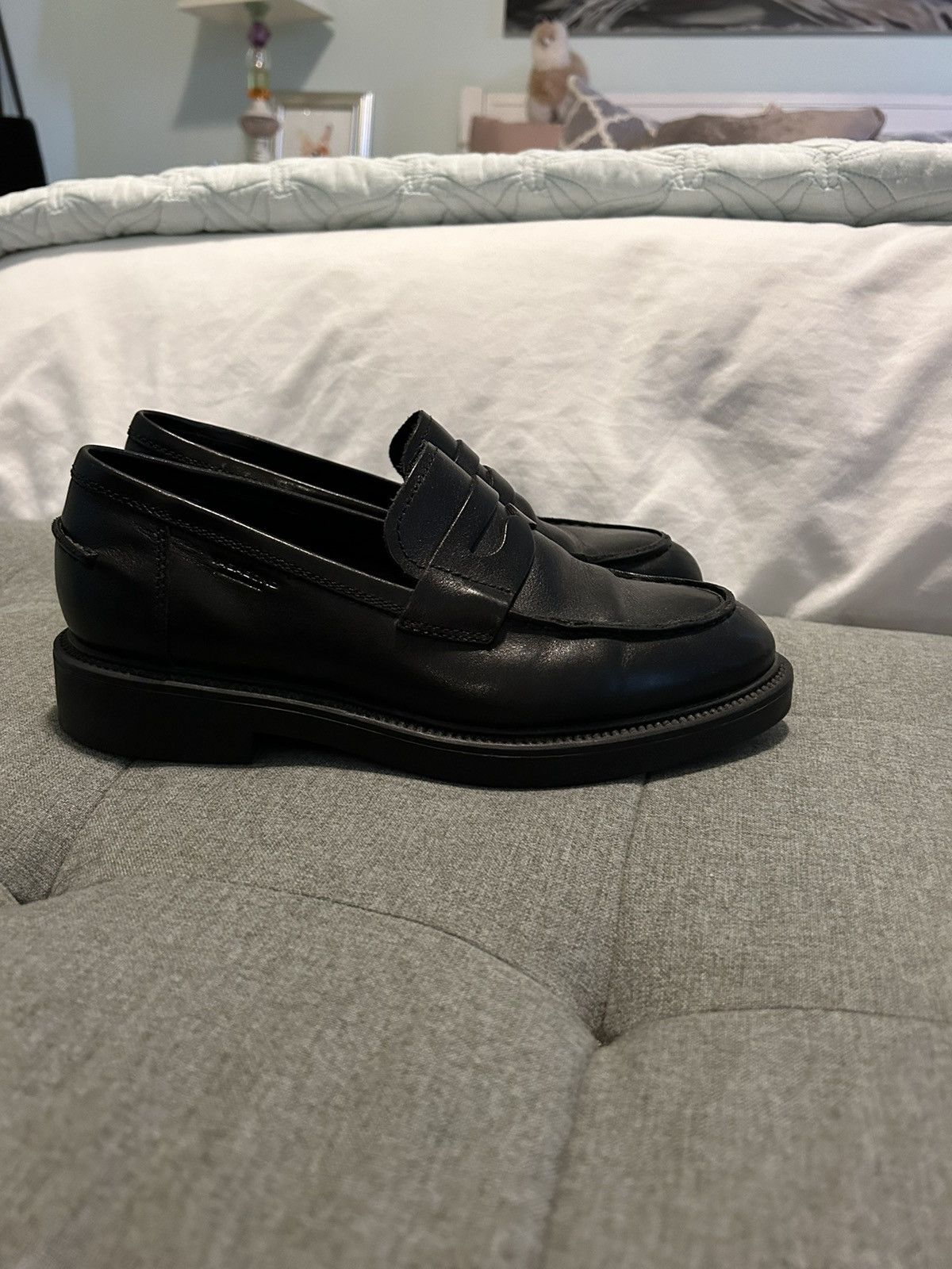 image of Black Vagabond Alex Loafers Size 38/8, Women's
