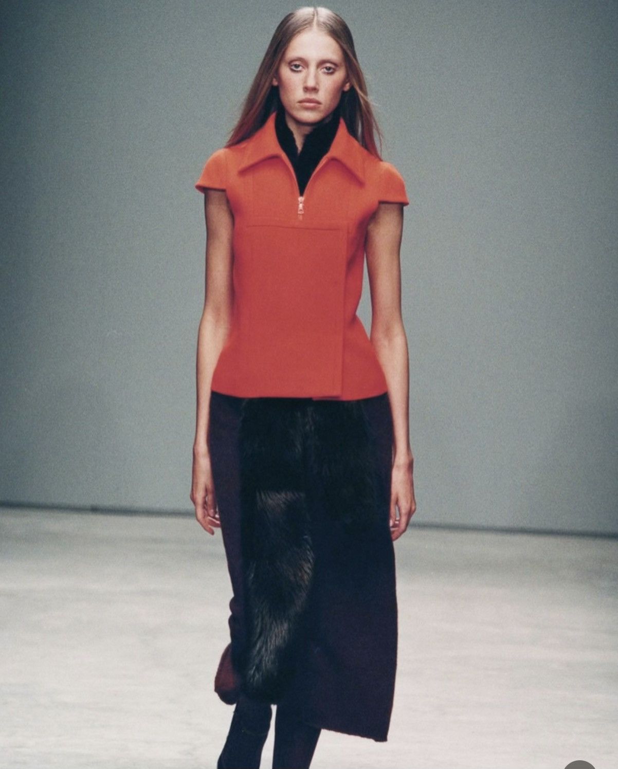 Prada Prada FW 2001 Orange Runway Top Size S / US 4 / IT 40 - 1 Thumbnail