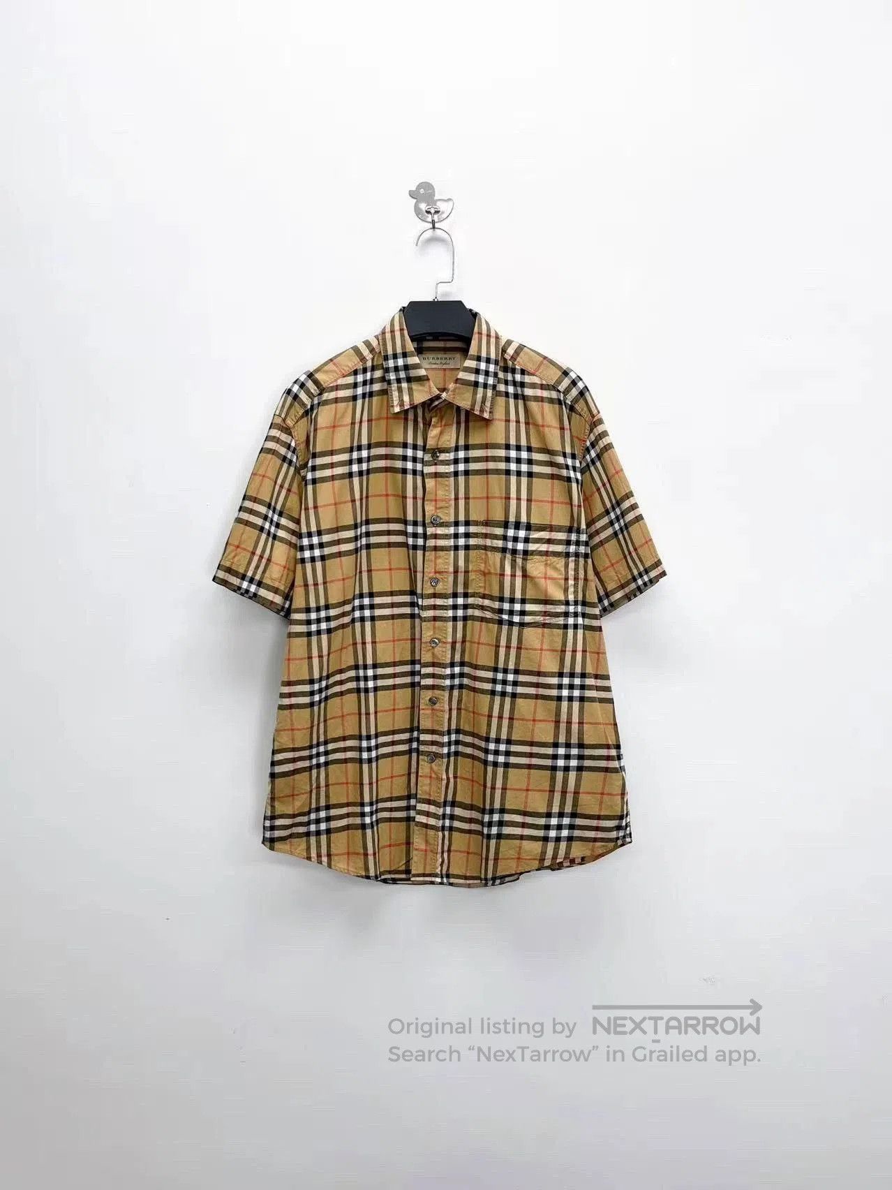 Burberry burberry short sleeve checkered shirt jacket. Size US L / EU 52-54 / 3 - 1 Thumbnail