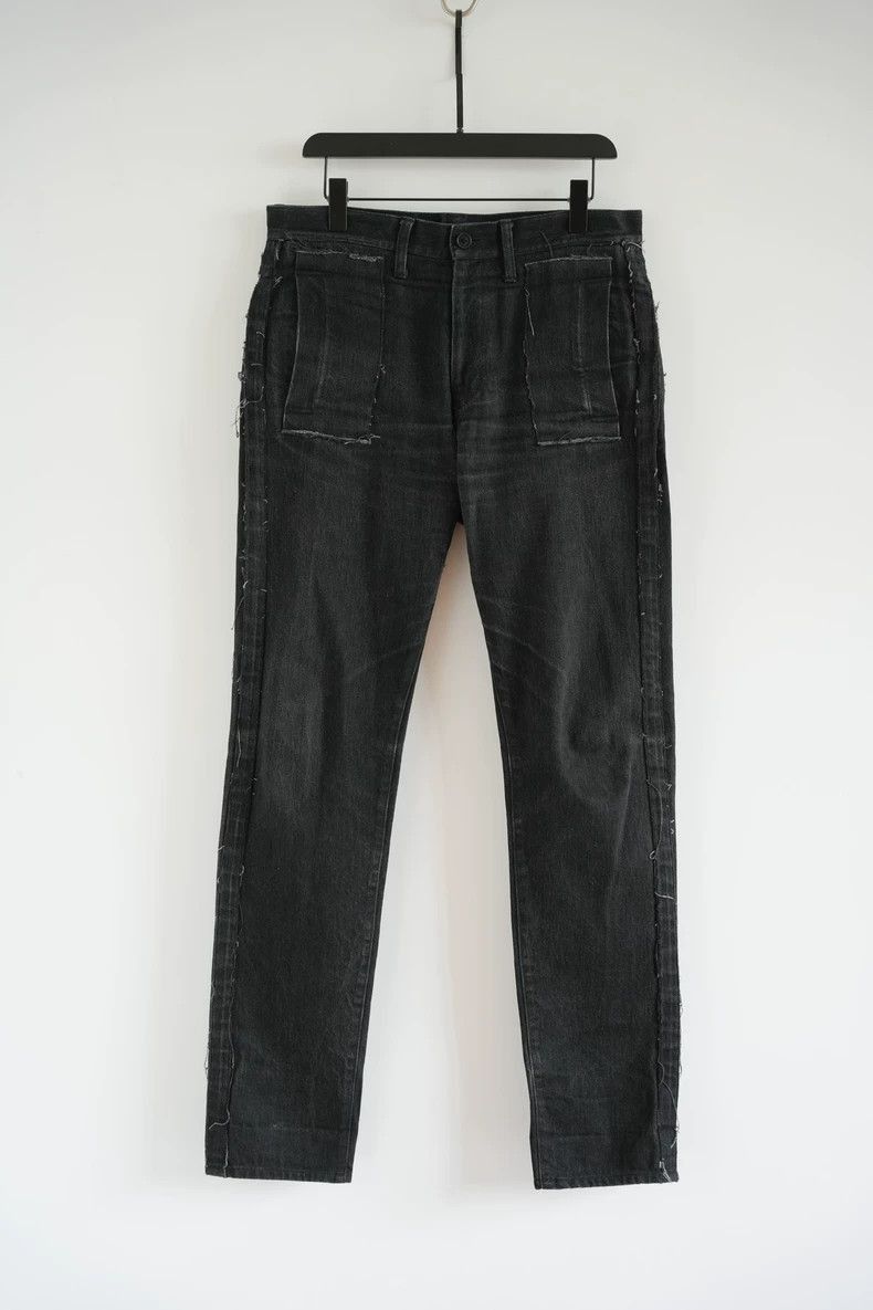 Yohji Yamamoto Yohji Yamamoto Yohji Yamamoto Washed Denim Pants for Men Size US 44 / EU 60 - 1 Thumbnail
