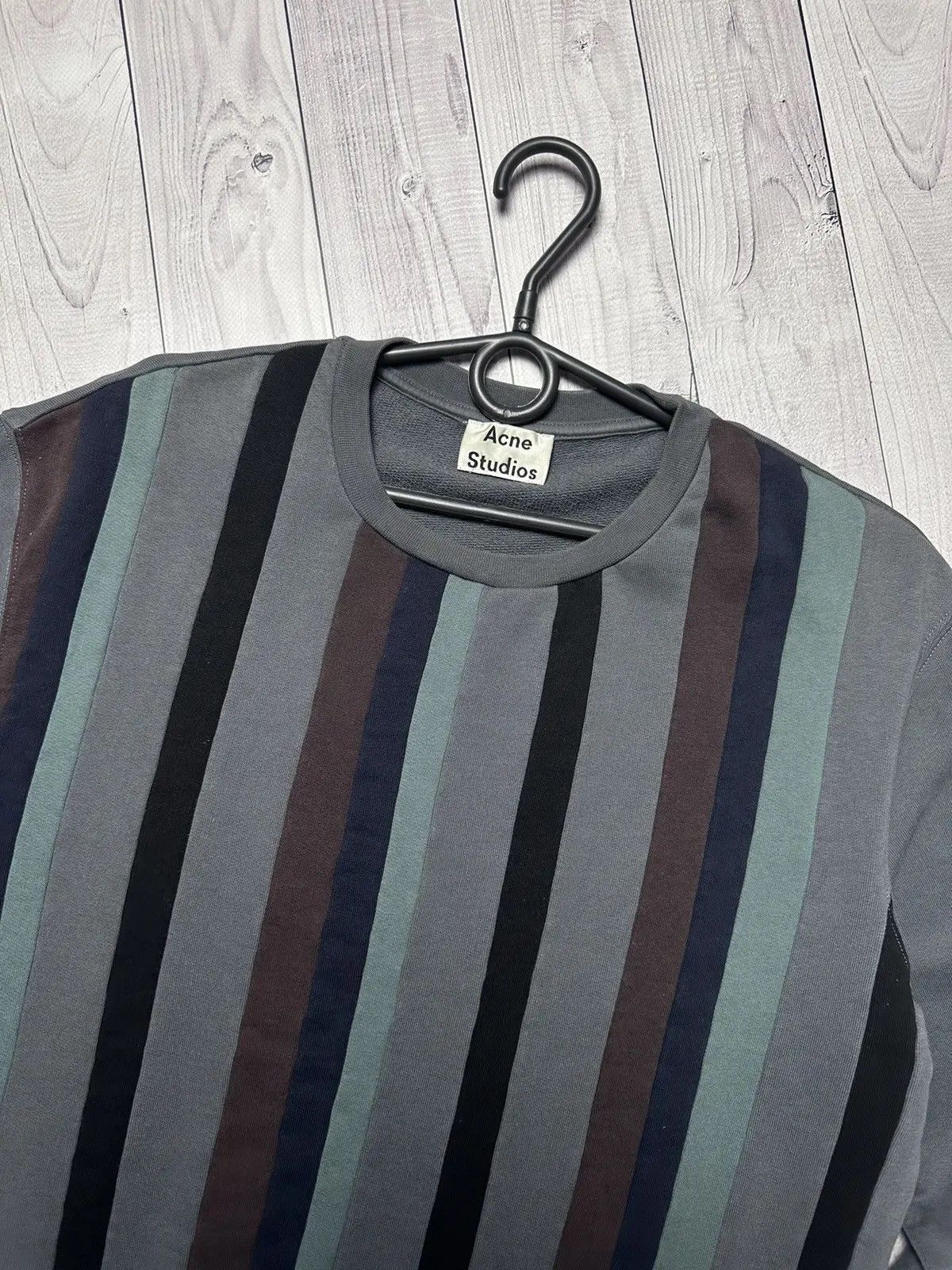 Acne Studios Vintage Acne Studio striped sweatshirt S rare Size US S / EU 44-46 / 1 - 2 Thumbnail