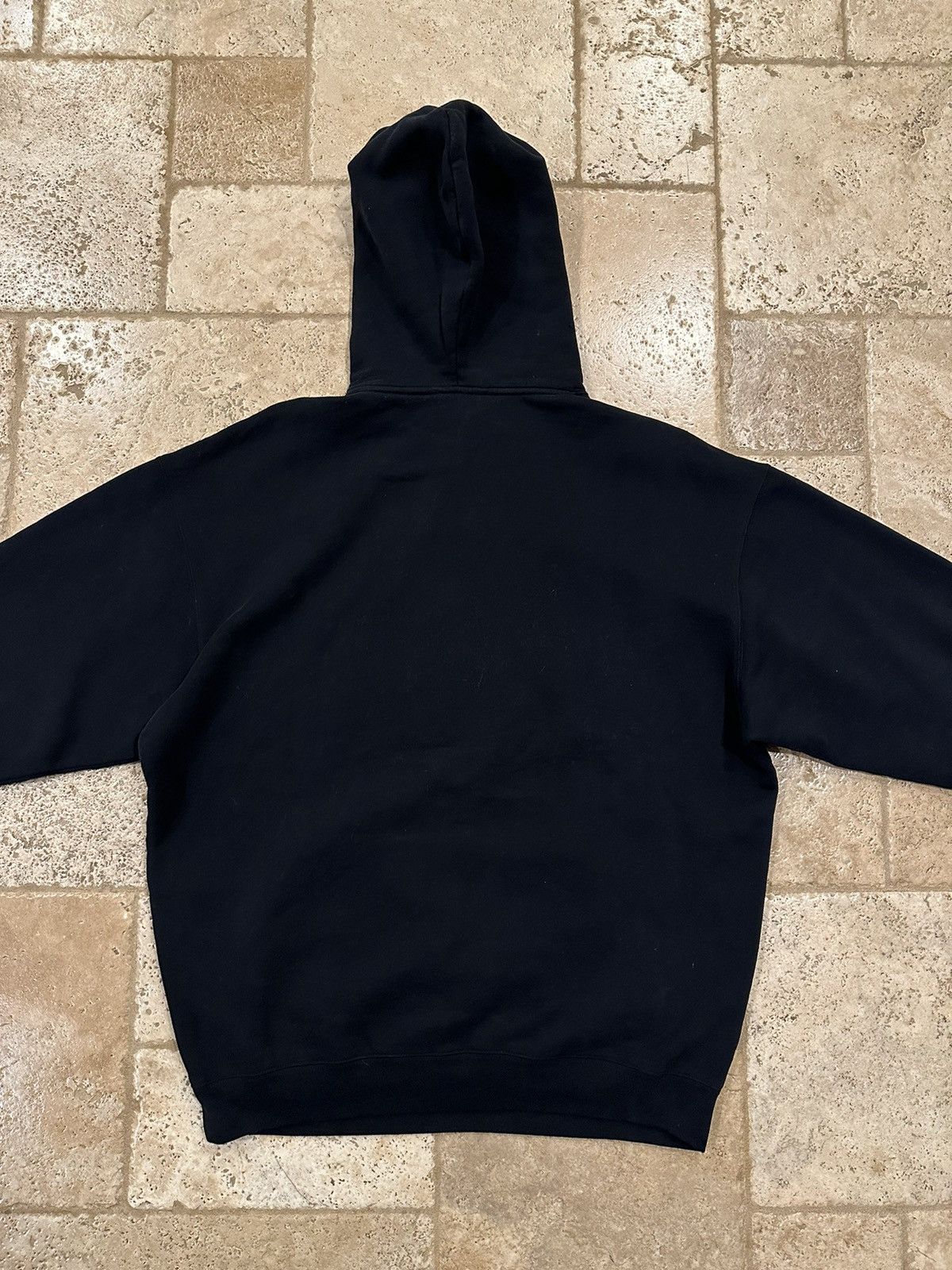 Balenciaga Balenciaga BB Embroidered Logo Black Pullover Hoodie Size US L / EU 52-54 / 3 - 9 Thumbnail