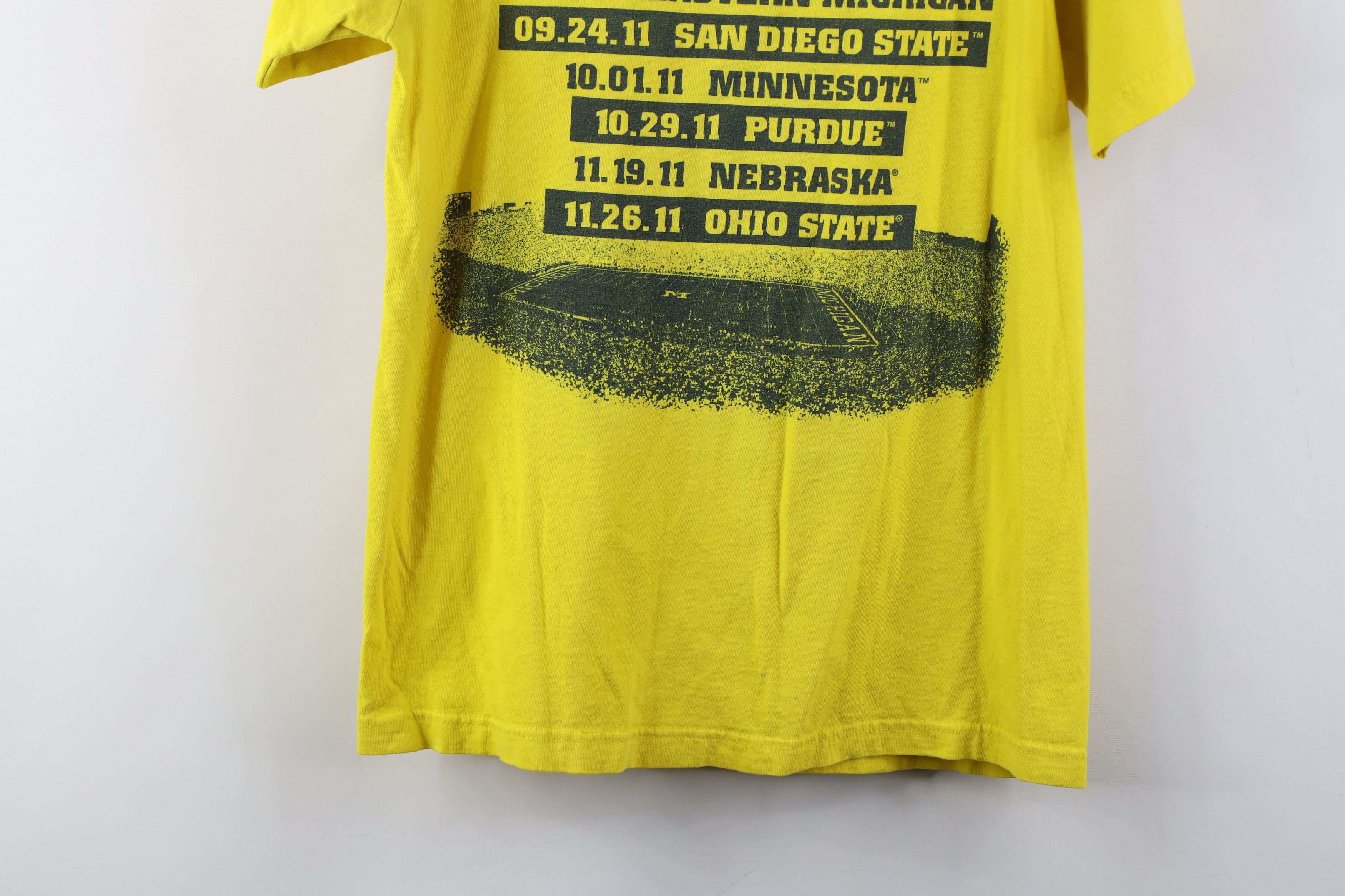 Adidas Adidas University of Michigan Football T-Shirt Maize Cotton Size US S / EU 44-46 / 1 - 15 Thumbnail