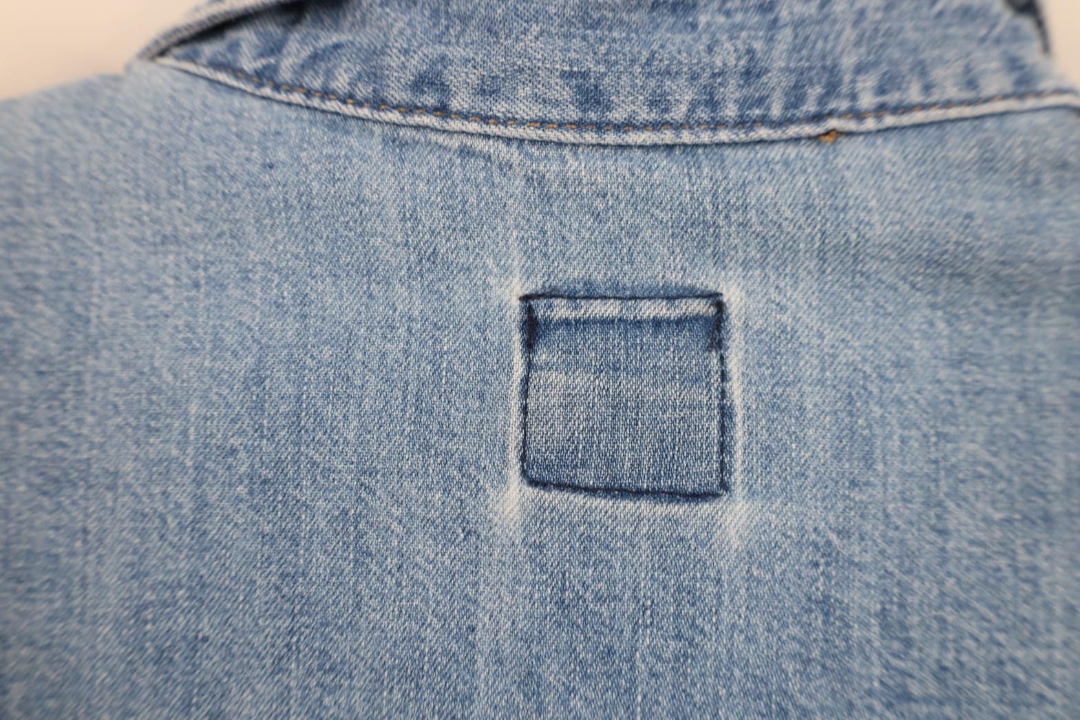 Vintage Vintage 90s Streetwear Collared Denim Jean Button Shirt Blue Size S / US 4 / IT 40 - 10 Thumbnail
