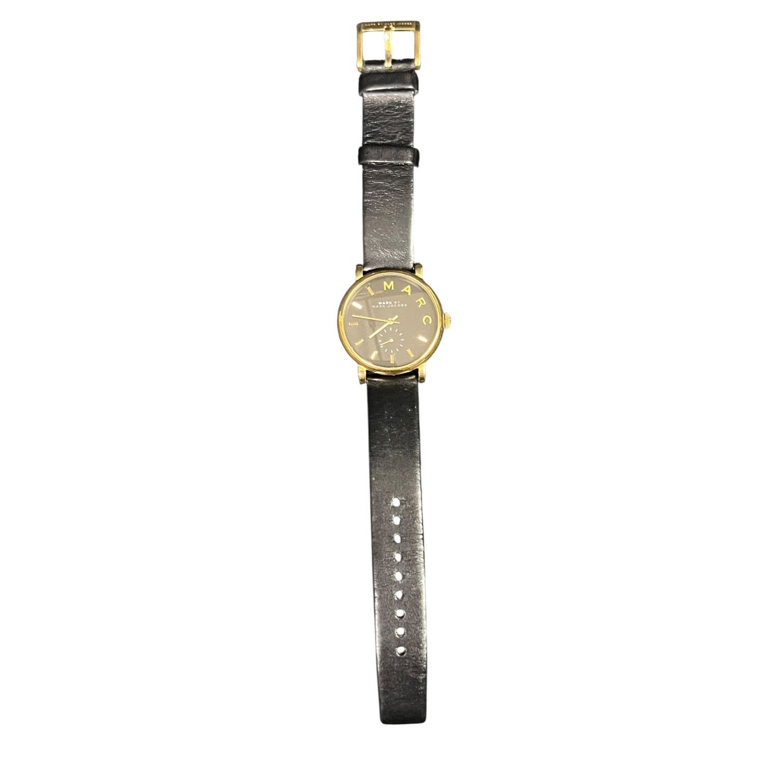 Marc by Marc Jacobs Marc by Marc Jacobs Black & Gold Logo 36mm watch $155 Retail Size ONE SIZE - 3 Thumbnail