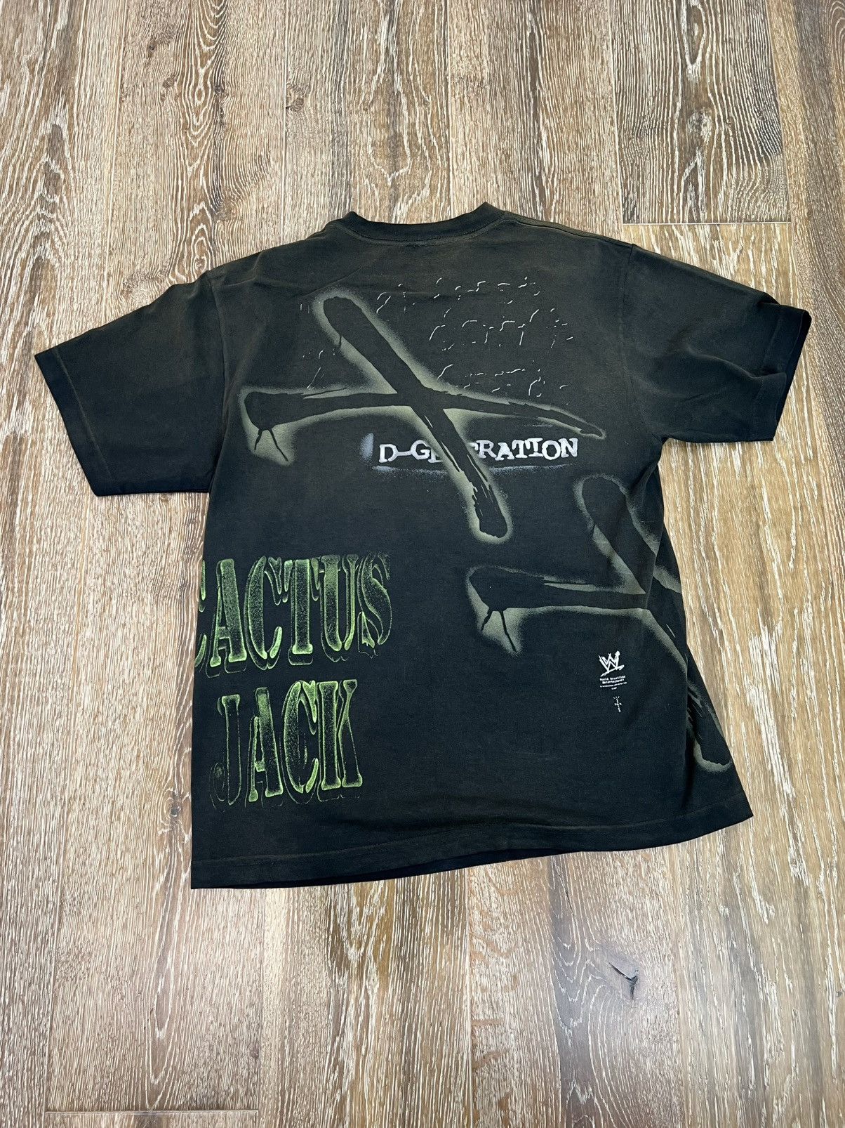 国内発送■CACTUS JACK■× WWE TWO WORDS TEE Buy Cactus Jack by Travis Scott x WWE Two Words T-Shirt DX