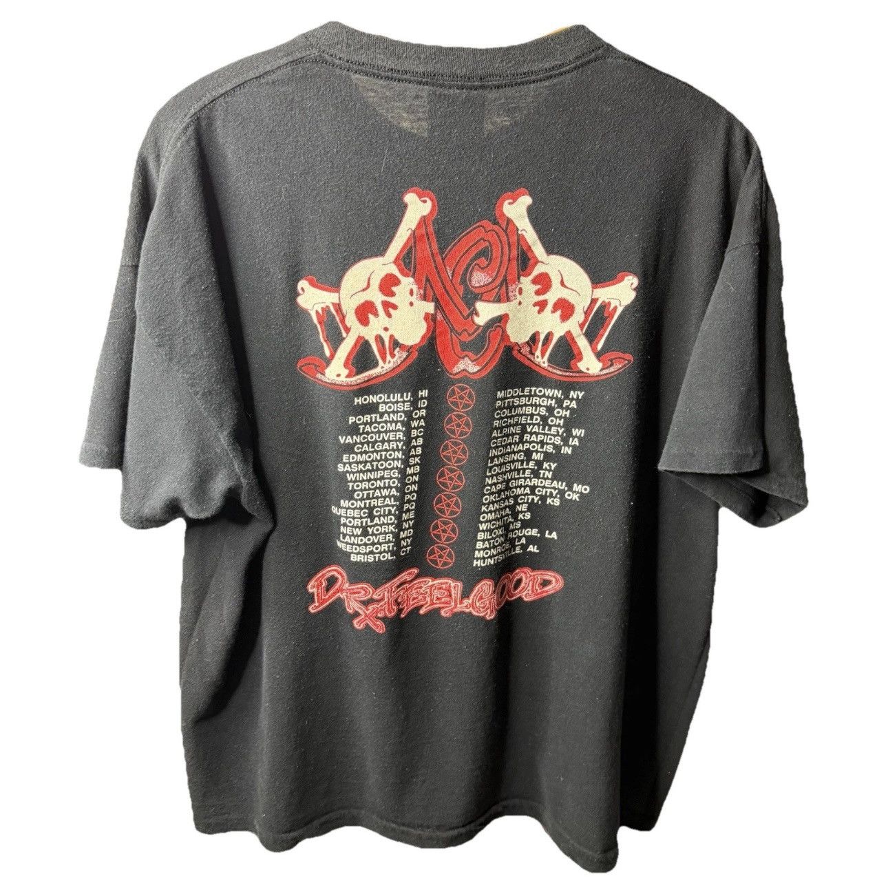 1990 Mötley Crüe Dr. Feelgood Tour Tee Brockum