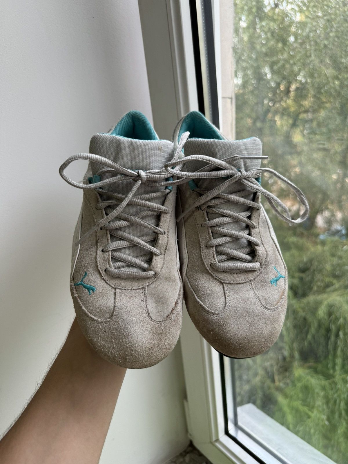 Japanese Brand Puma Vintage Sneakers Y2K Size US 8.5 / EU 41-42 - 2 Thumbnail