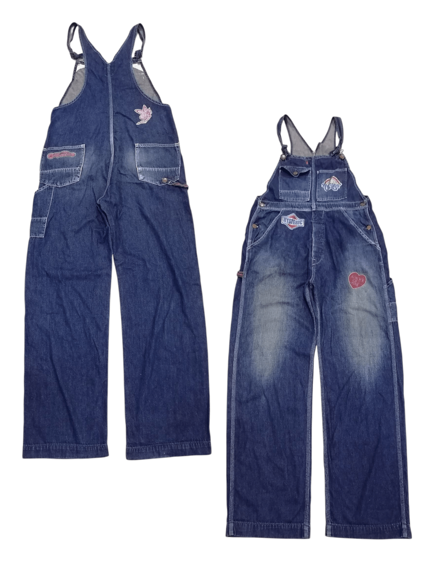 Hysteric Glamour × Japanese Brand Hysteric Glamour Distressed Denim Overall Size 33" - 1 Thumbnail