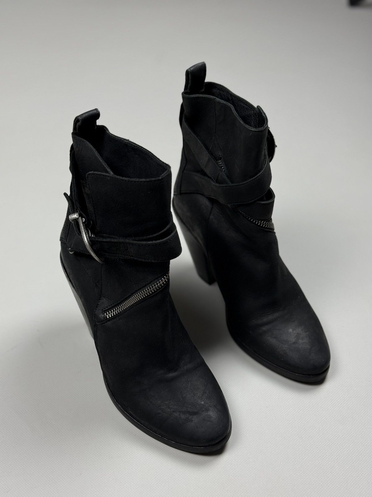 Allsaints Allsaints Ladies Avant-Garde Heeled Ankle Boots Shoes Size US 9 / IT 39 - 1 Thumbnail