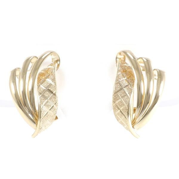 Other Other K10 Yellow Gold Earrings 2.1g Metal Earrings in Excellent Condition Size ONE SIZE - 1 Thumbnail