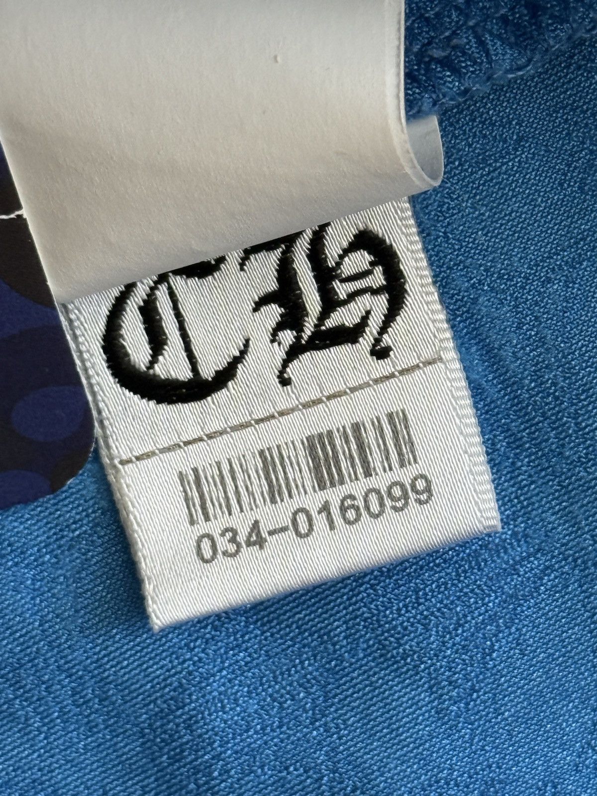 Chrome Hearts Chrome Hearts Womens Blue Monogram Biker Shorts Size 28" / US 6 / IT 42 - 8 Thumbnail