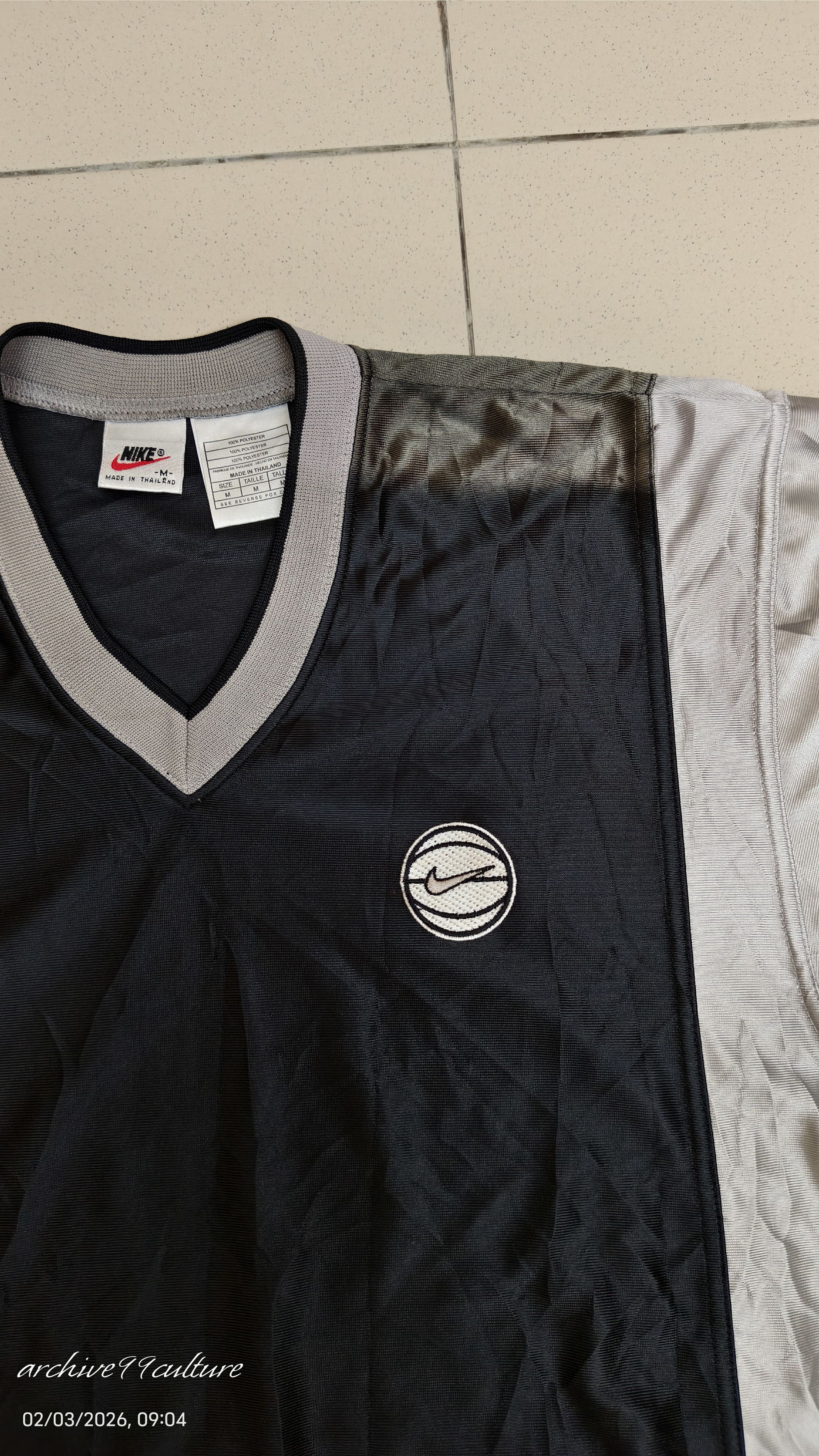 Nike Vintage 90s Nike Basketball Authentic Jersey Size US M / EU 48-50 / 2 - 8 Thumbnail