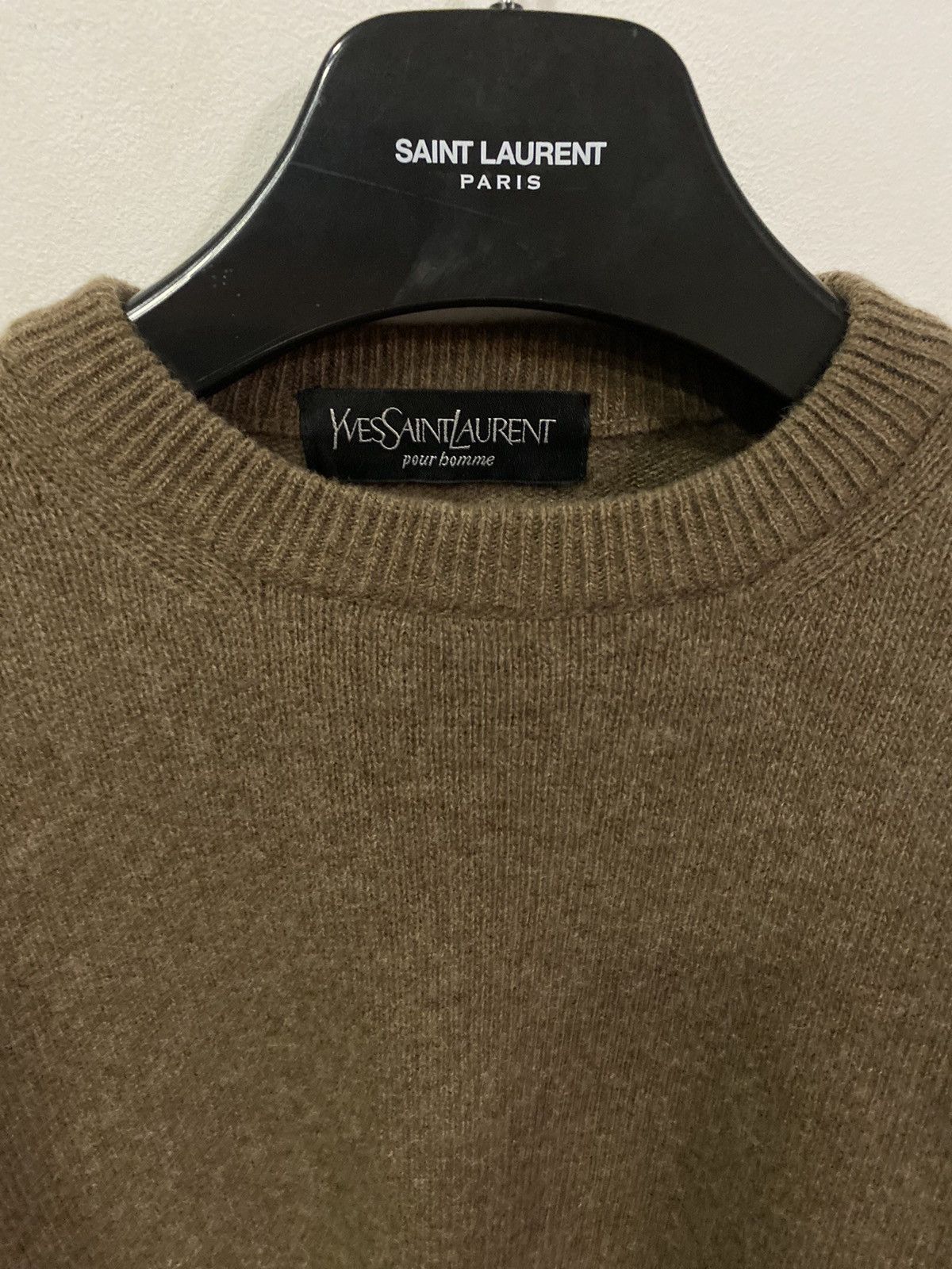 Yves Saint Laurent 🇮🇹Wool YSL Sweater Soft Vintage Sweatshirt Knit Paris Size US L / EU 52-54 / 3 - 2 Thumbnail