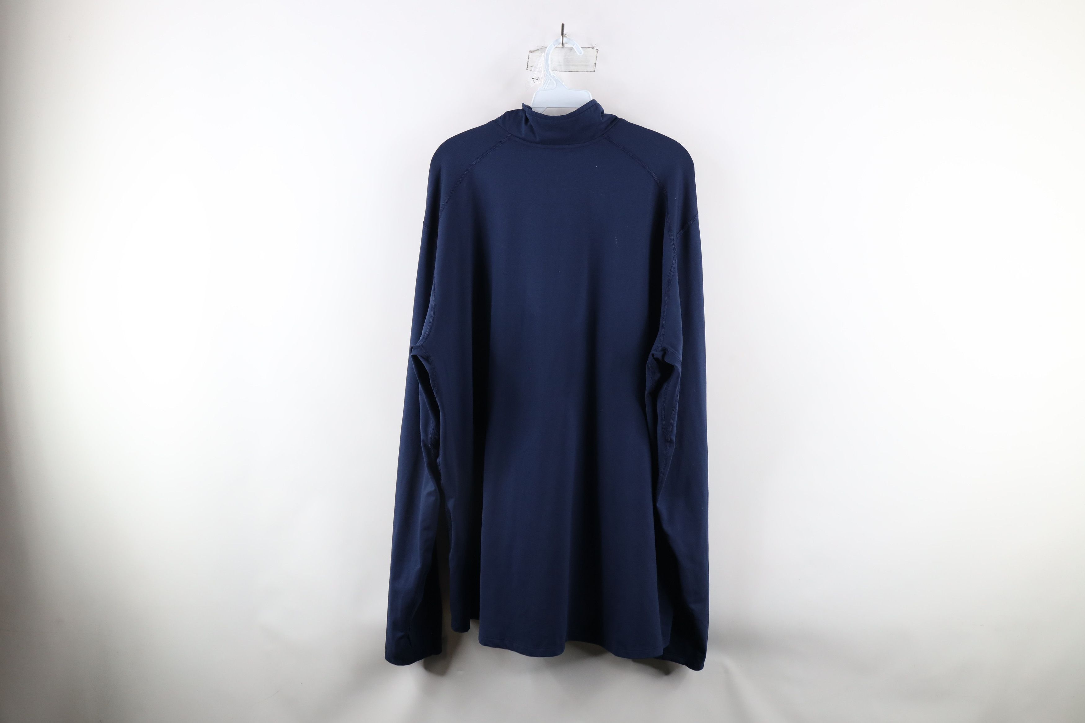 Nike × Vintage Nike Dri-Fit of Michigan Half Zip Pullover Top Blue Size US XXL / EU 58 / 5 - 10 Thumbnail