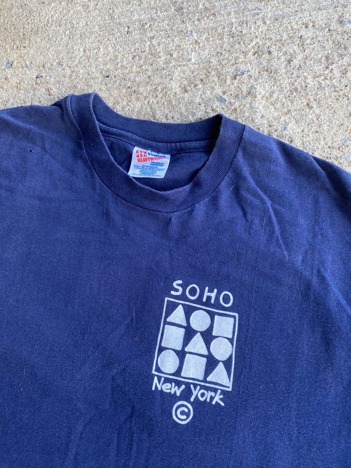 Vintage Vintage 90s New York City Soho Shirt Single Stitch Size US L / EU 52-54 / 3 - 6 Thumbnail