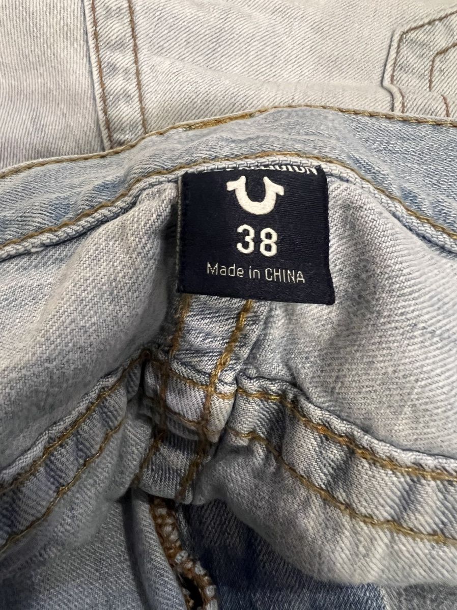 True Religion × Vintage Y2K True Religion Ricky Jorts (Jean Shorts) Size US 38 / EU 54 - 13 Thumbnail