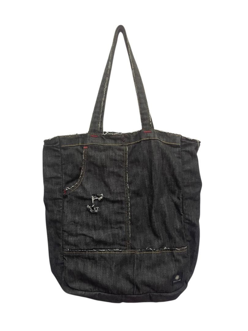 Tornado Mart Tornado Mart Denim Tote Bag Size ONE SIZE - 1 Thumbnail