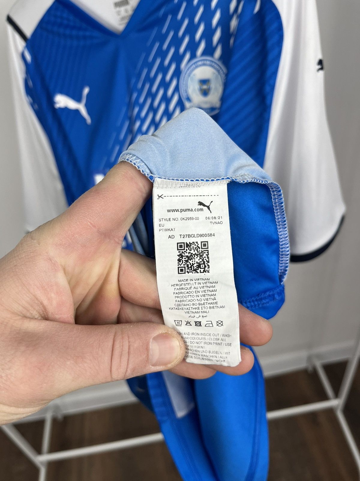 Puma Puma Peterborough United Football Jersey Shirt Blue XXL Size US XXL / EU 58 / 5 - 6 Thumbnail