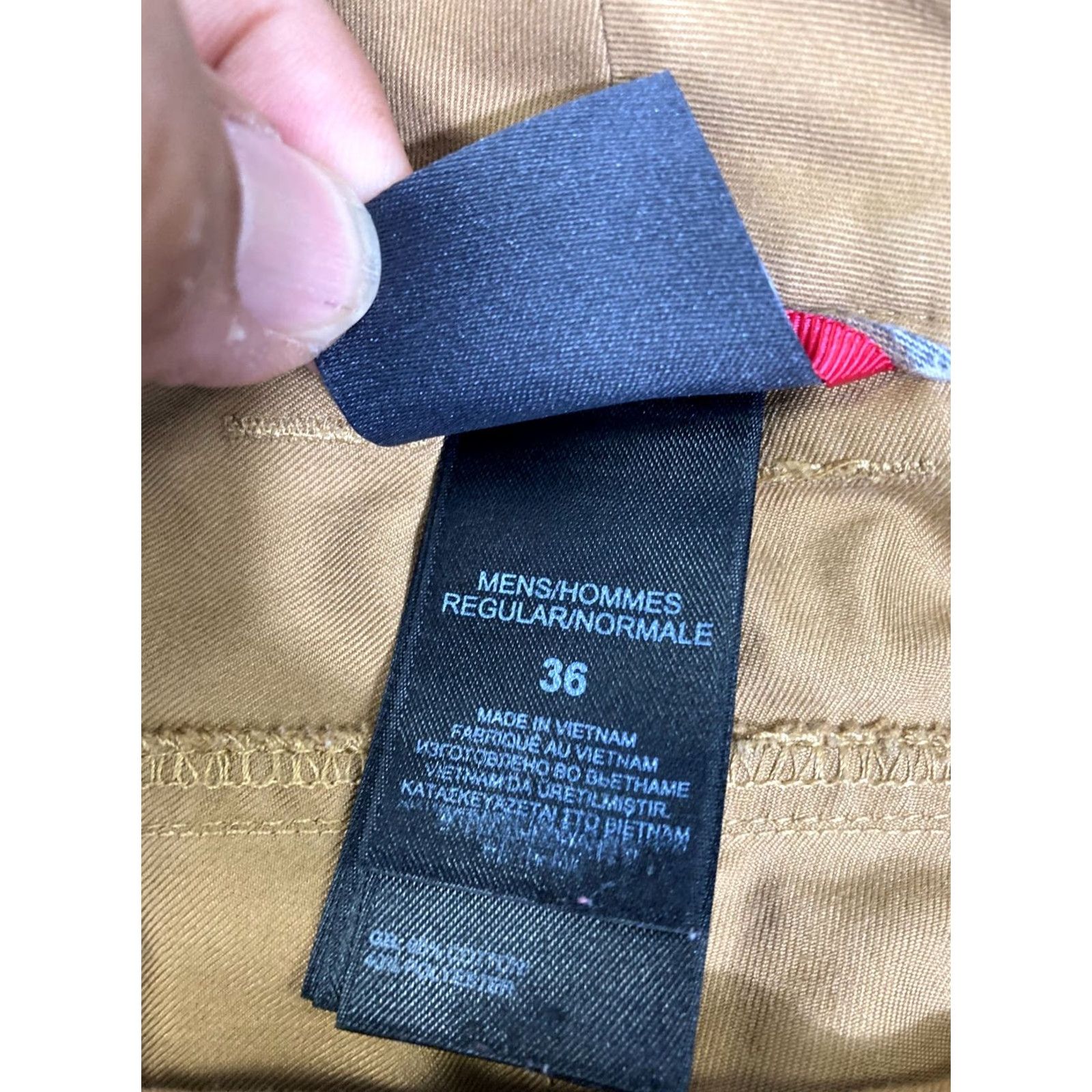 The North Face The North Face Chino Pants Mens 36 Khaki Beige Straight Leg Waistband Pockets Size US 36 / EU 52 - 6 Thumbnail