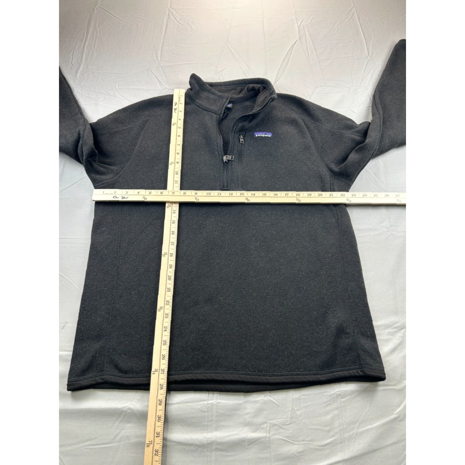 Patagonia Patagonia Sweater Pullover Mens Large Black Fleece Quarter Zip Chest Pocket Outdoor Outdoor Size US L / EU 52-54 / 3 - 5 Thumbnail