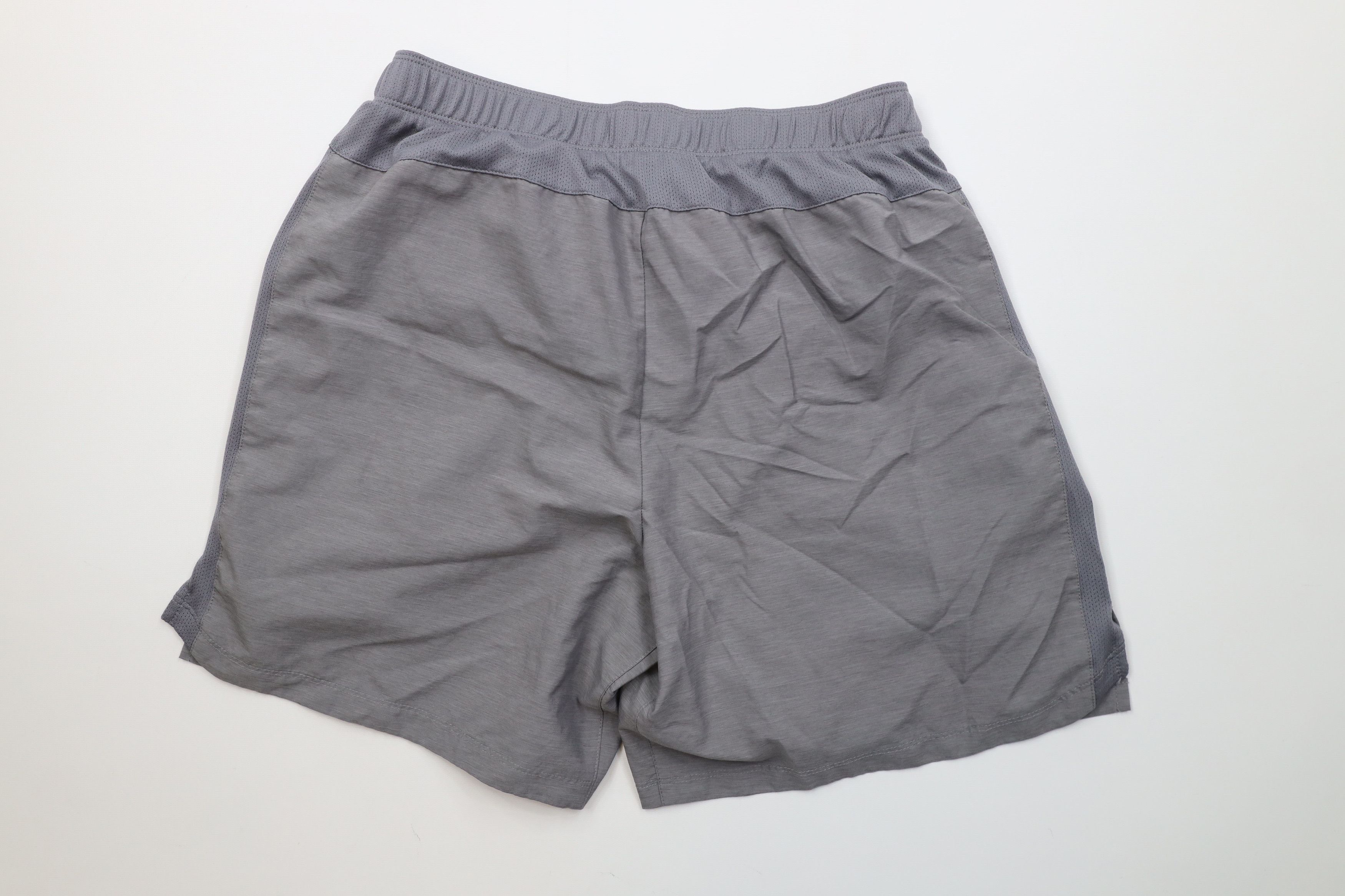 Nike Vintage Y2K Nike Reflective Swoosh Lined Running Shorts Gray Size US 34 / EU 50 - 8 Thumbnail