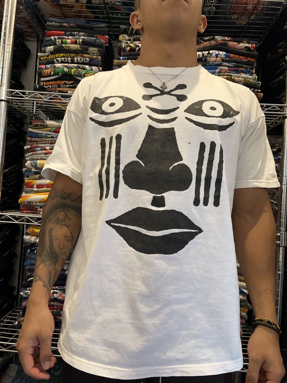 Arts & Science 90s Afrikan Spirit Pride Moshood Tribal Tee Size US XXL / EU 58 / 5 - 3 Thumbnail
