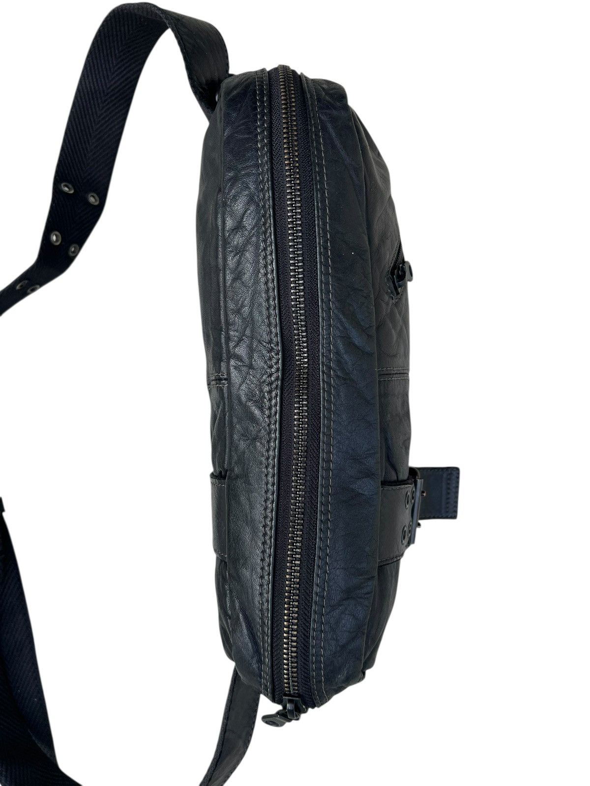 Leather Zer Japan Black Nappa Leather Bag Crossbody Size ONE SIZE - 15 Thumbnail