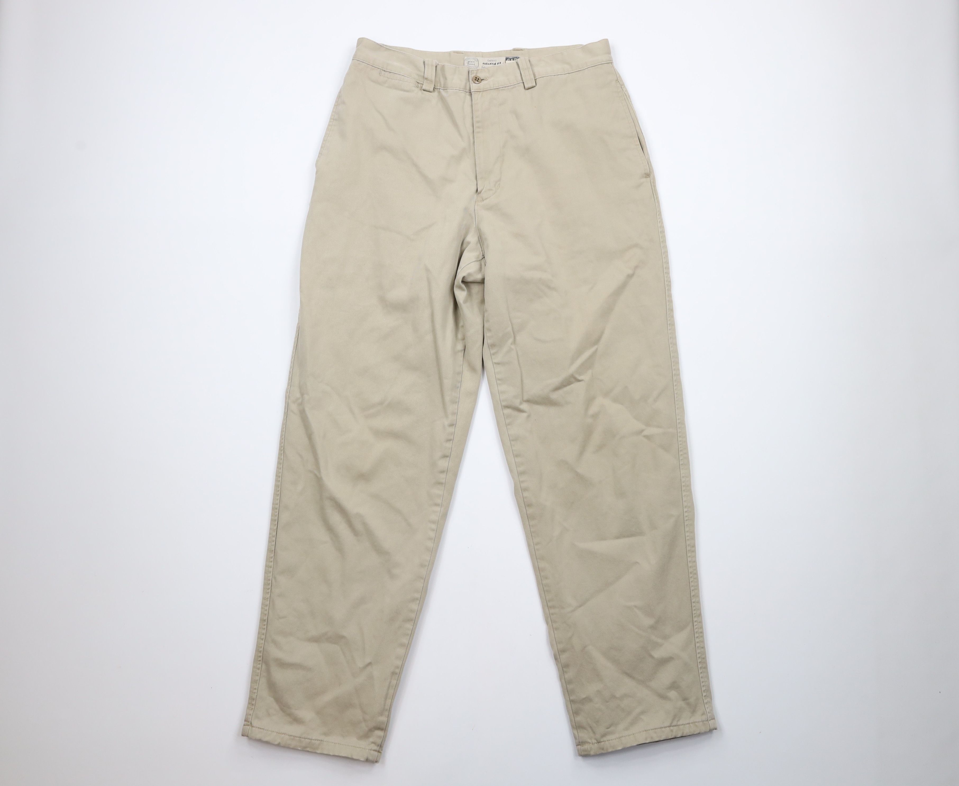Gap Vintage Y2K Gap Flannel Lined Chino Pants Beige 32x32 Size US 32 / EU 48 - 2 Thumbnail