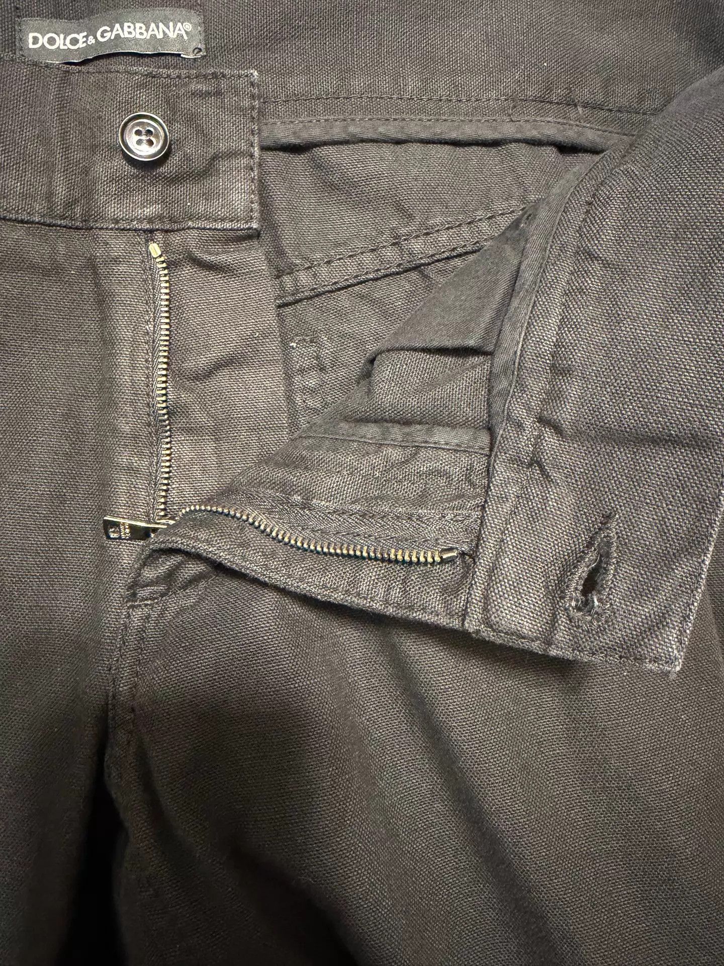 Dolce & Gabbana Dolce&Gabbana low-rise slim charcoal black washed pants 50EU Size US 34 / EU 50 - 4 Thumbnail