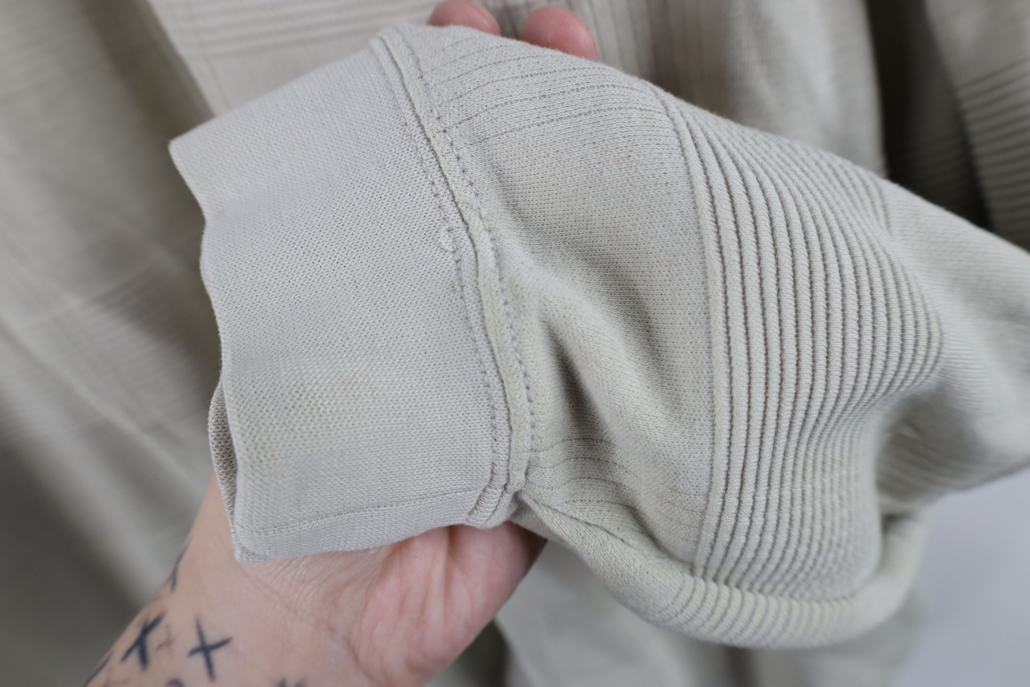 Vintage Vintage 90s Streetwear Knit Long Sleeve Pullover Polo Shirt Size US XL / EU 56 / 4 - 9 Thumbnail