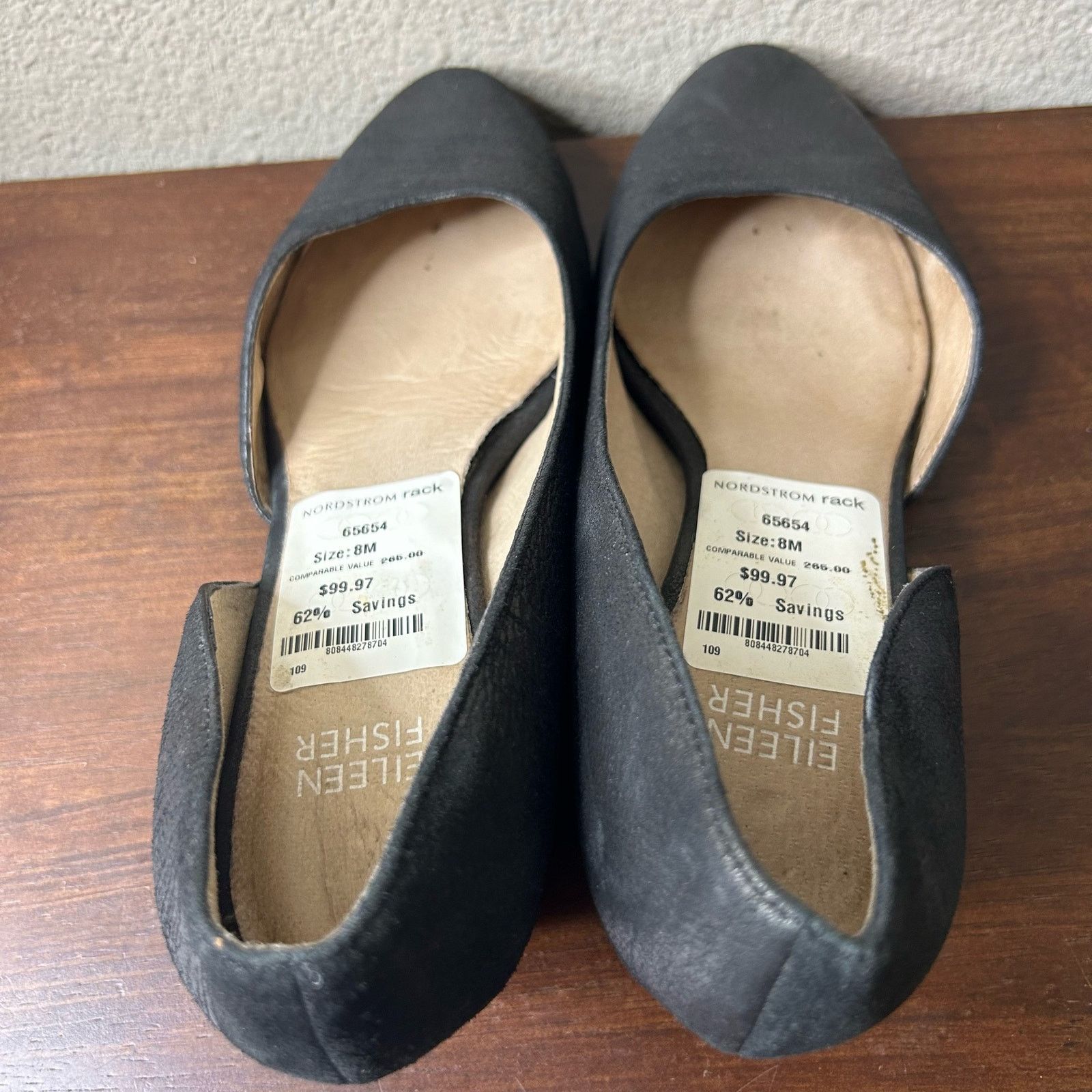 Eileen Fisher Eileen Fisher Shoes Heels Pumps Lily Black Suede Size 8 Size US 8 / IT 38 - 4 Thumbnail