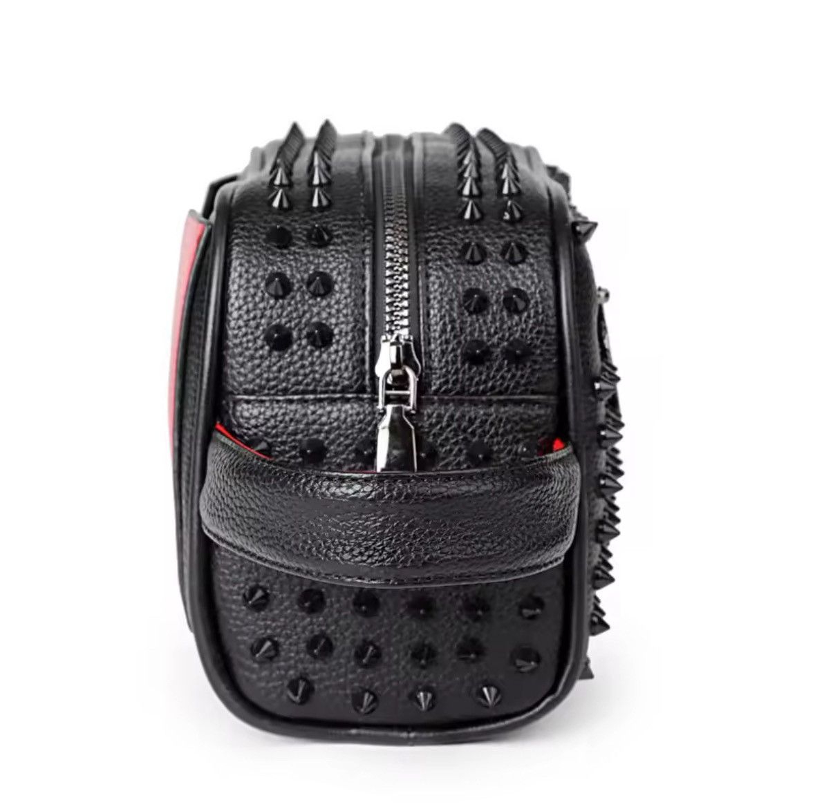 Vintage Fashion Rivet Design Men Bag High Quality PU Leather Clutch Size ONE SIZE - 2 Thumbnail