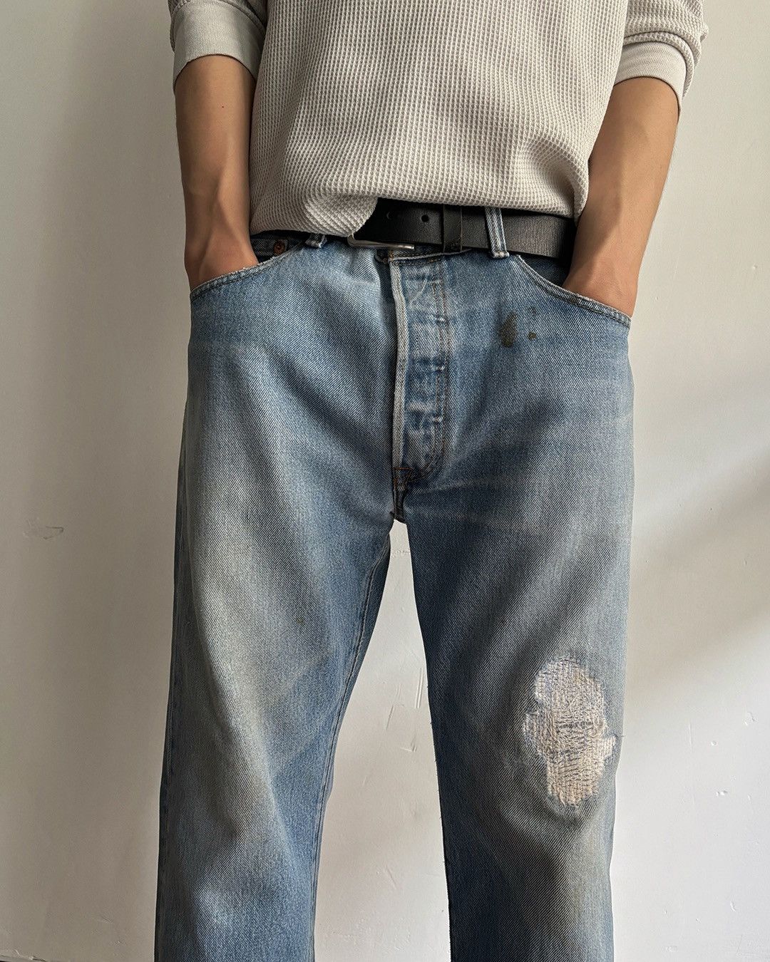 Levi's 2000s levi's 501 jeans Size US 33 - 2 Thumbnail