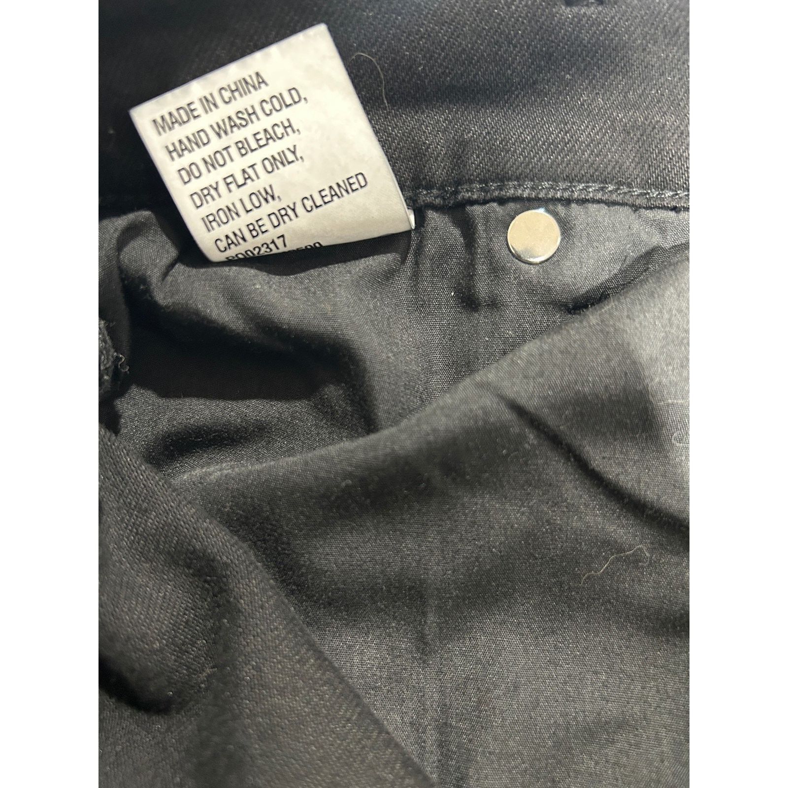 Rta RTA BLACK ROMAN DENIM CARGO PANTS 33 PREOWNED Size US 33 - 4 Thumbnail