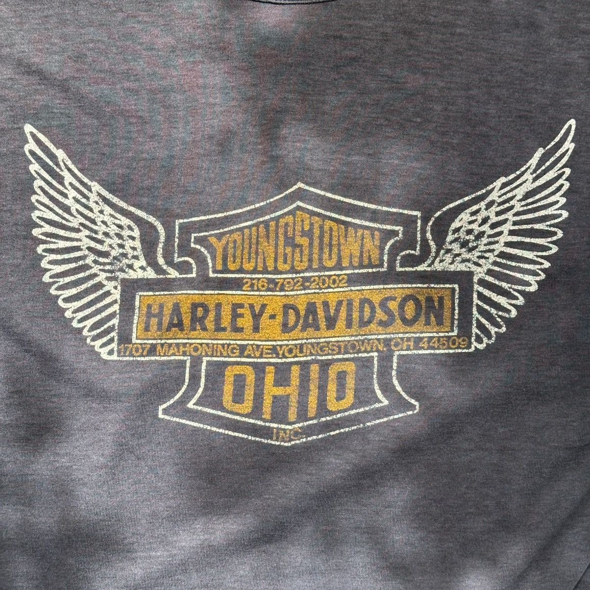 Harley Davidson × Vintage Vintage Harley Davidson Motorcycle T-Shirt Size US M / EU 48-50 / 2 - 5 Thumbnail