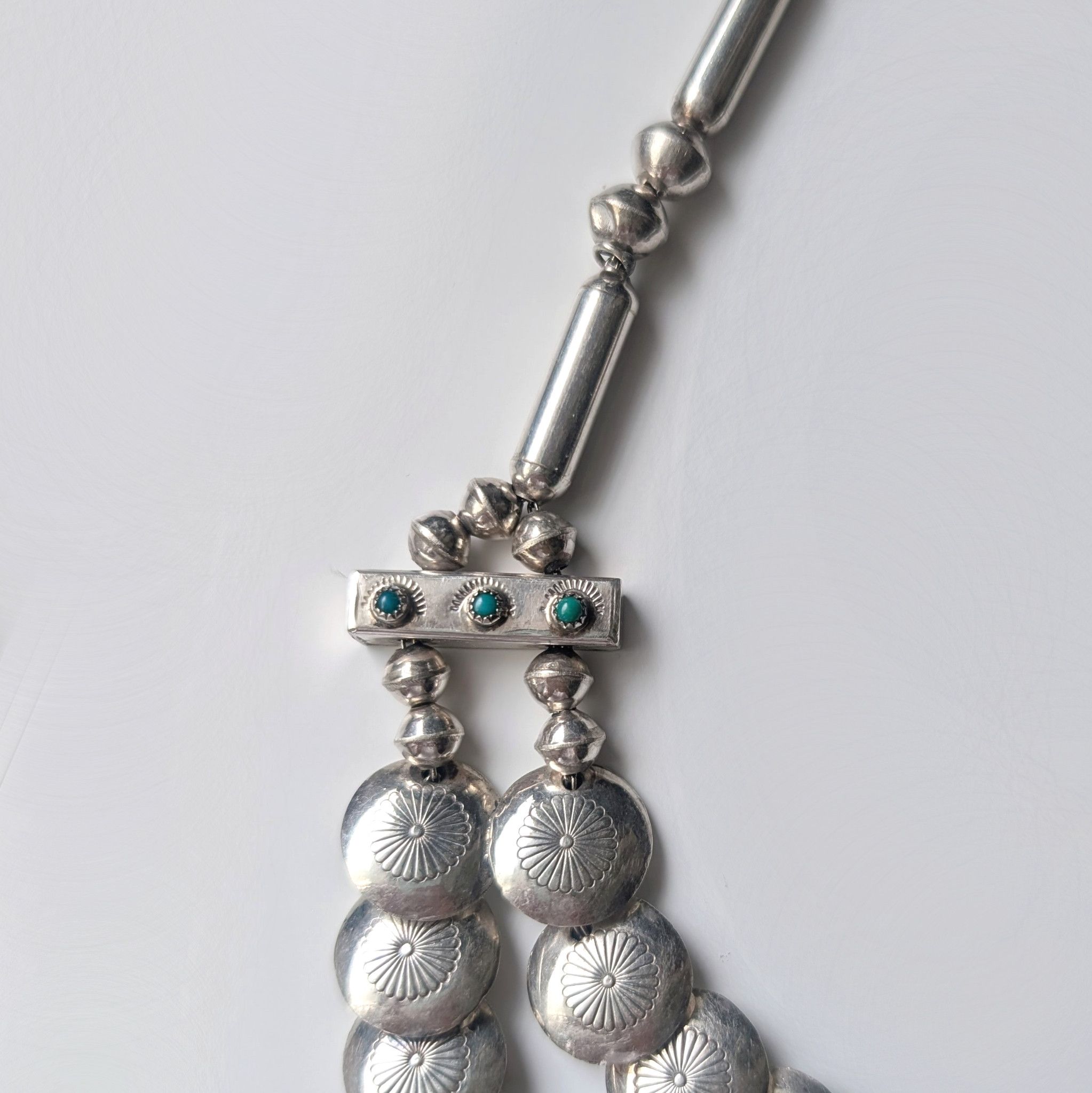 Other Vintage sterling silver Native American turquoise necklace Size ONE SIZE - 3 Thumbnail