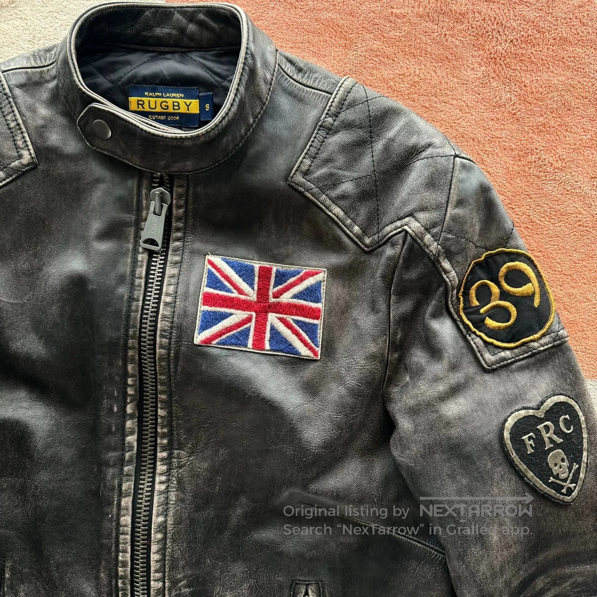Rugby Ralph Lauren Ralph Lauren Rugby J100 Leather Jacket. Size US S / EU 44-46 / 1 - 5 Thumbnail