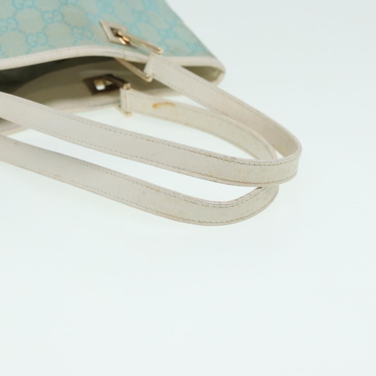Gucci GUCCI GG Canvas Shoulder Bag Blue White 002 002 Size ONE SIZE - 7 Thumbnail