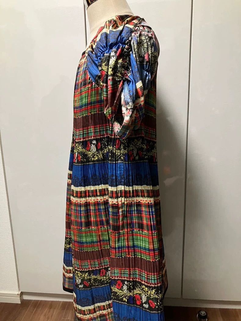 Comme des Garcons Comme Des Garcons Blue patterned dress Size M / US 6-8 / IT 42-44 - 3 Thumbnail