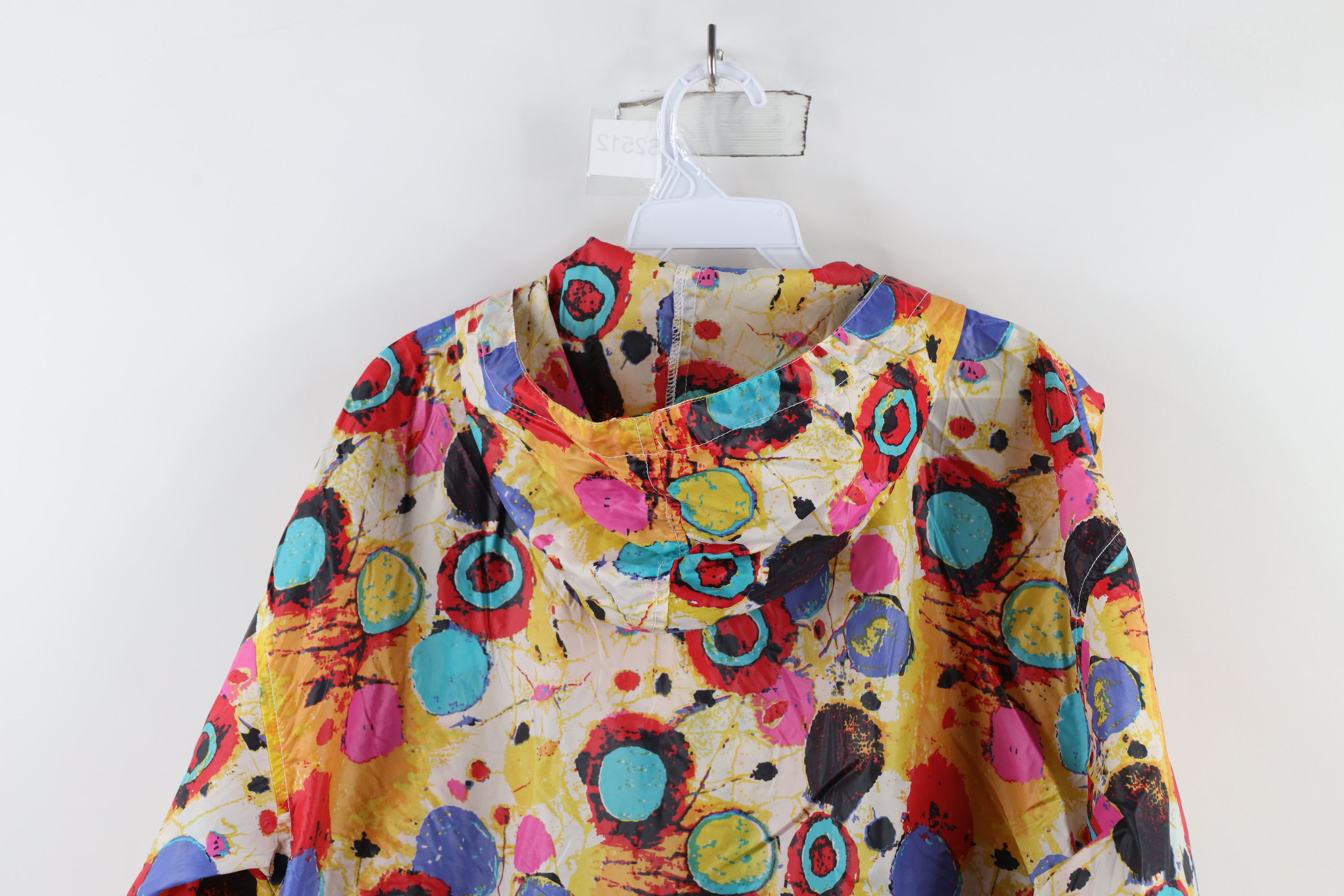 Everlast × Vintage Vintage 90s Everlast Abstract Rainbow Windbreaker Jacket Size M / US 6-8 / IT 42-44 - 10 Thumbnail