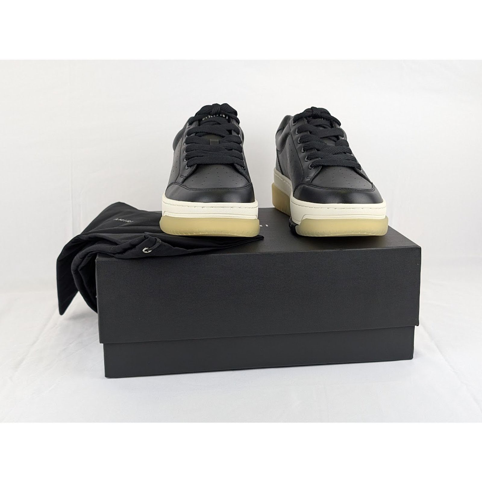Amiri o1rshd1 Stadium Low Sneakers in Black Size US 10 / EU 43 - 11 Thumbnail