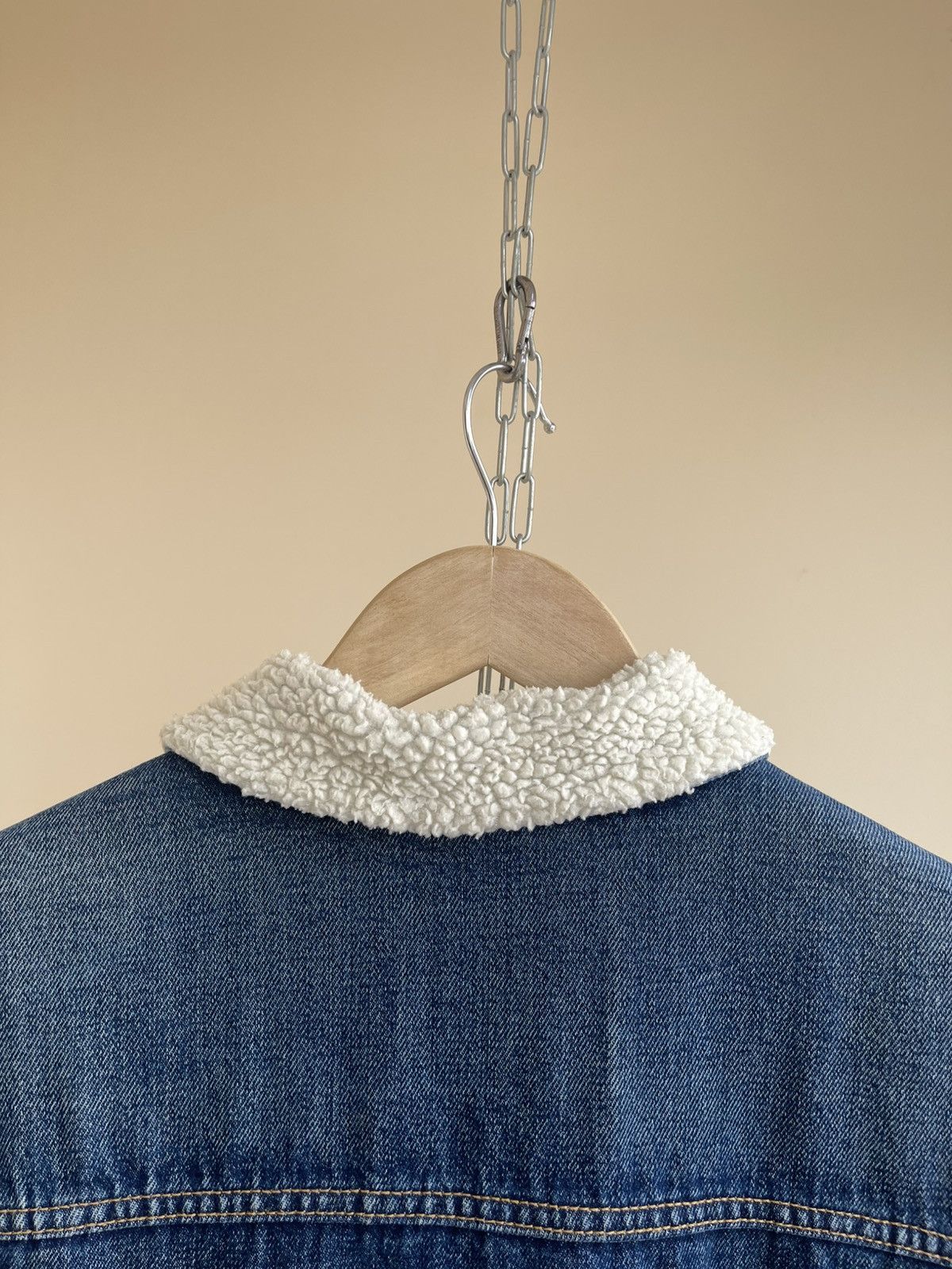 Levi's Levis Type 3 III Sherpa Trucker Washed Blue Denim Jacket Size US L / EU 52-54 / 3 - 11 Thumbnail
