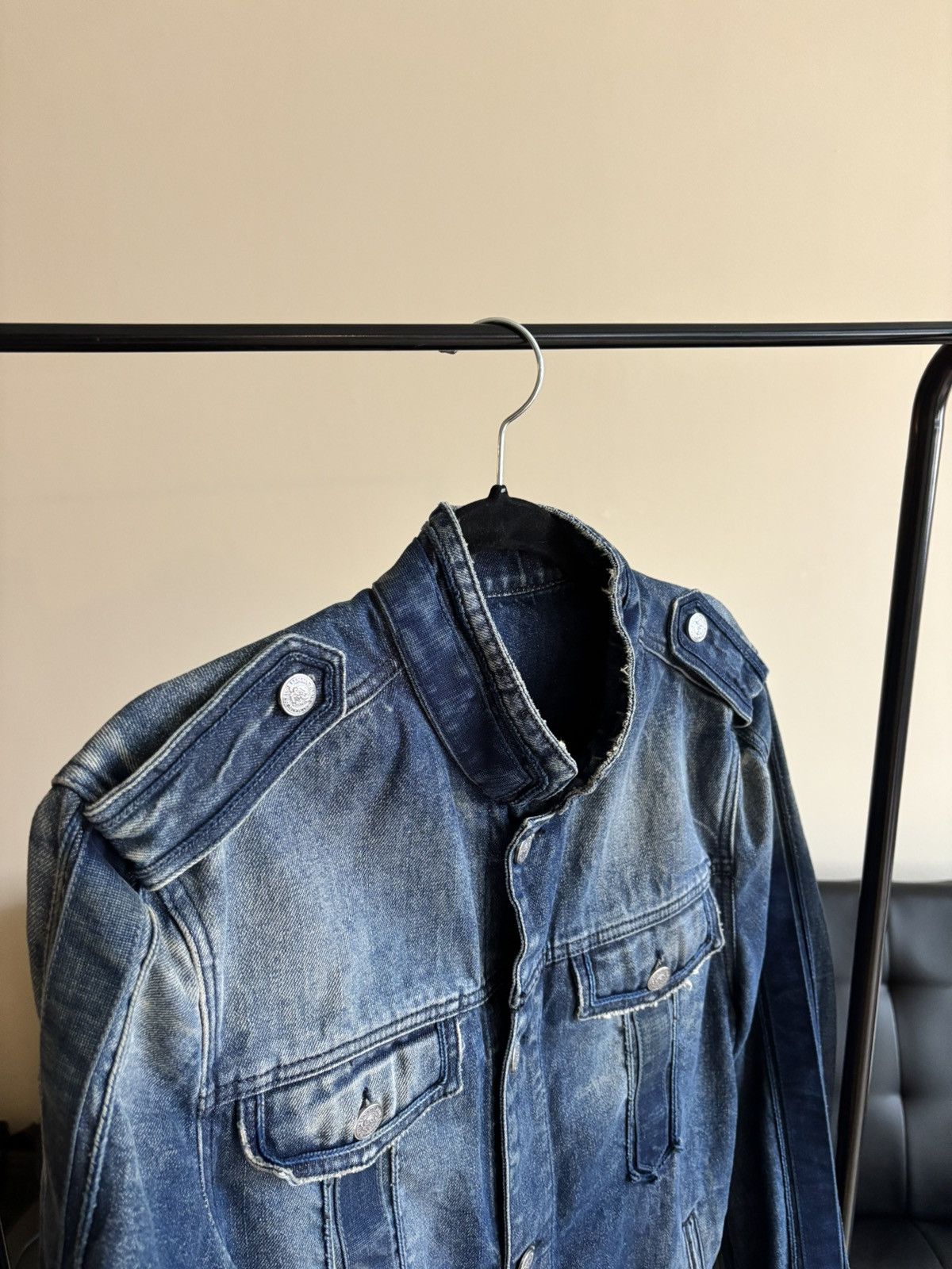 Balmain Balmain Denim Jacket Size Large Size US L / EU 52-54 / 3 - 2 Thumbnail
