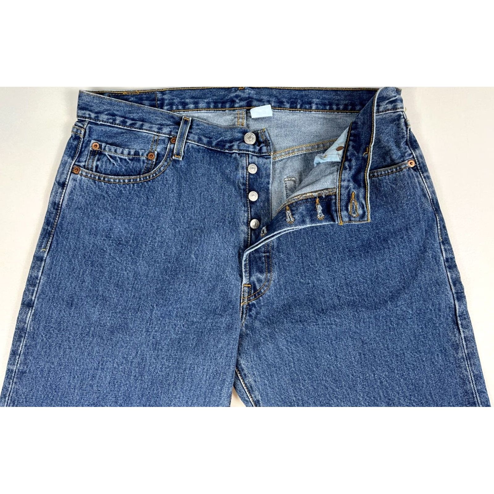 Levi's VINTAGE Levi's 501 XX Jeans Red Tab 36x34 Men’s Denim Blue 90s Straight Mens Size US 36 / EU 52 - 4 Thumbnail