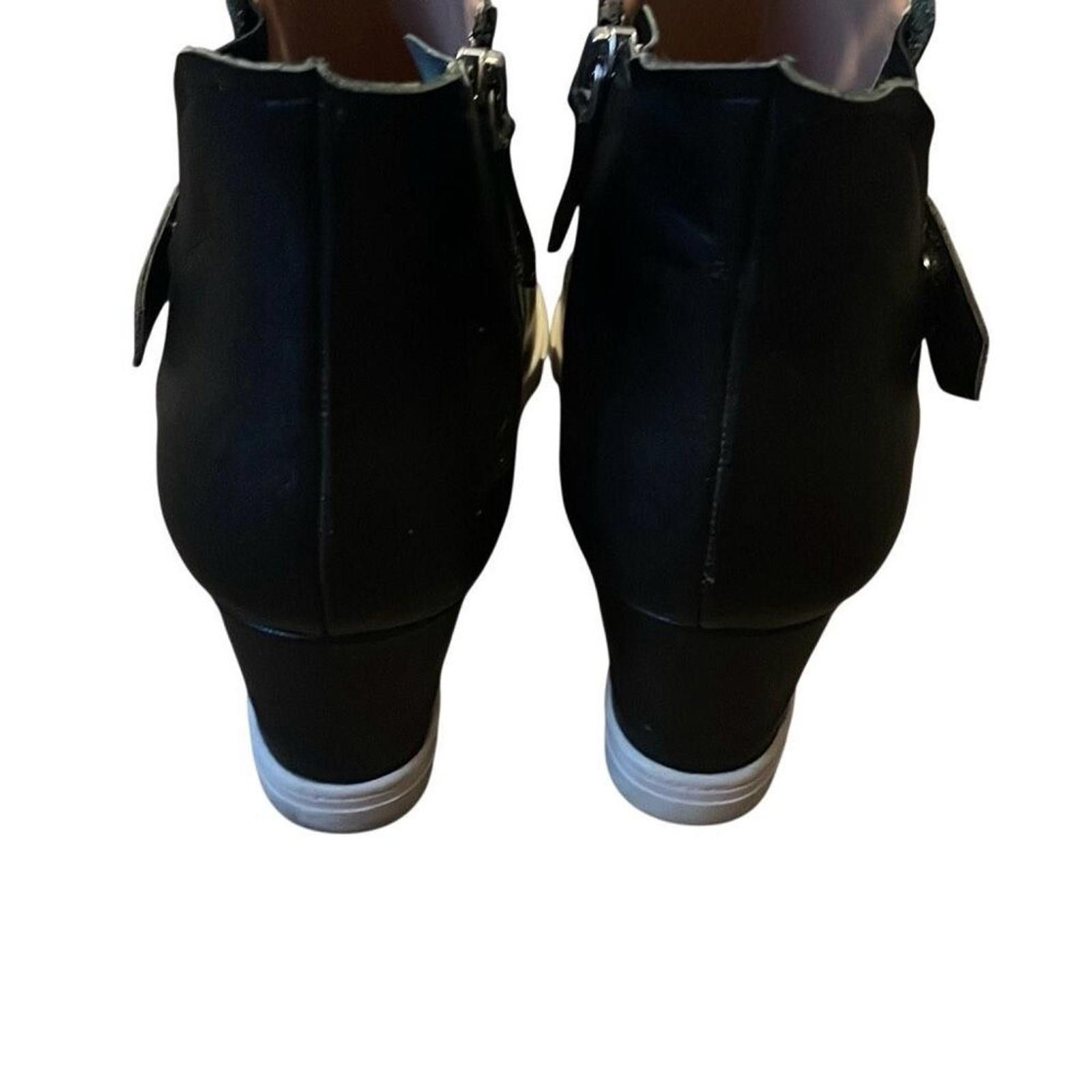 Polo Ralph Lauren L Paulo leather wedge booties 9.5 Size US 9.5 / IT 39.5 - 2 Thumbnail