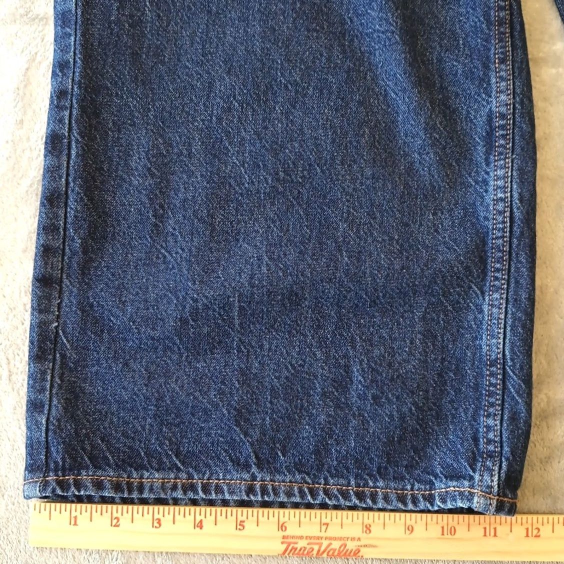 Old Navy Old Navy Jeans Womens 18 Dark Wash Wide-Leg High Rise 40x29 5-Pocket Denim Blue 90s Vintage? Size 40" / US 18 - 6 Thumbnail