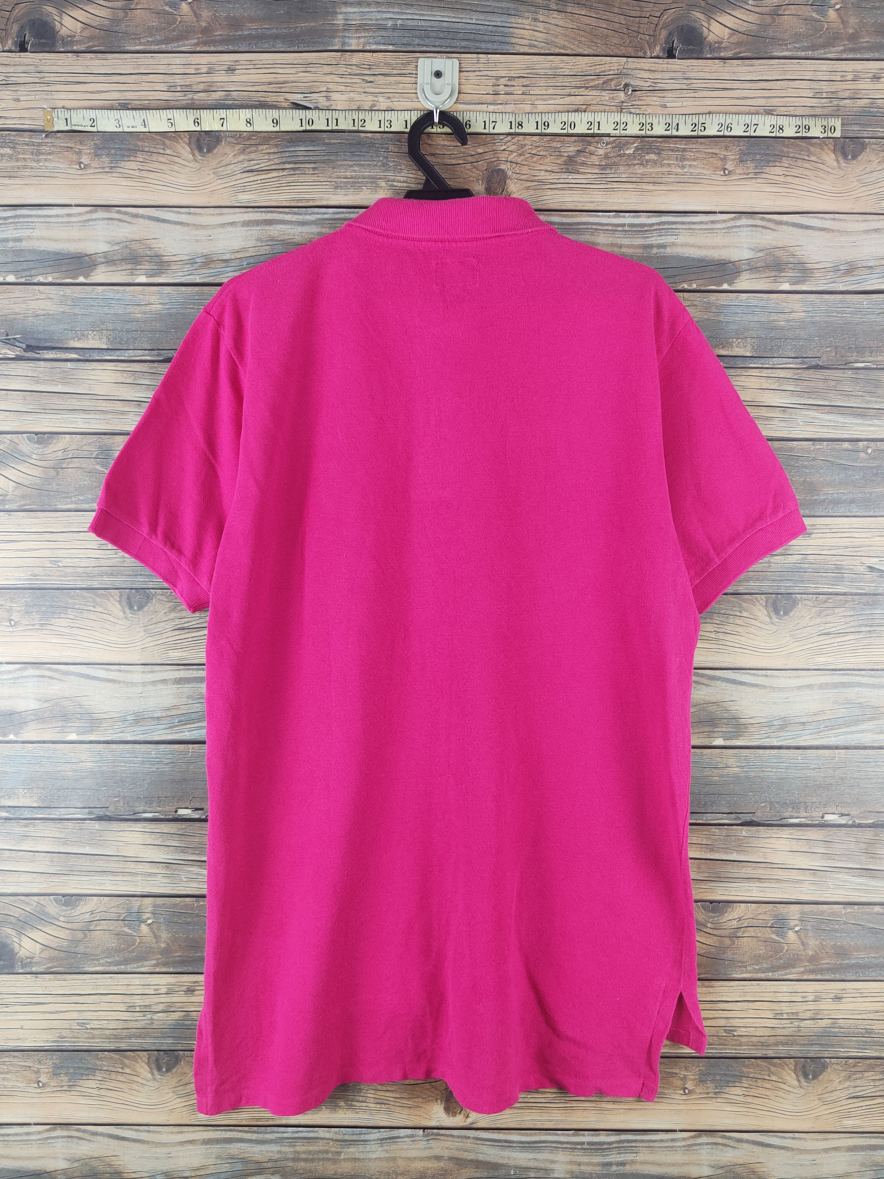 United Colors Of Benetton DL United Colors of Benetton Pink Polo Shirts #2769 Size L / US 10 / IT 46 - 8 Thumbnail