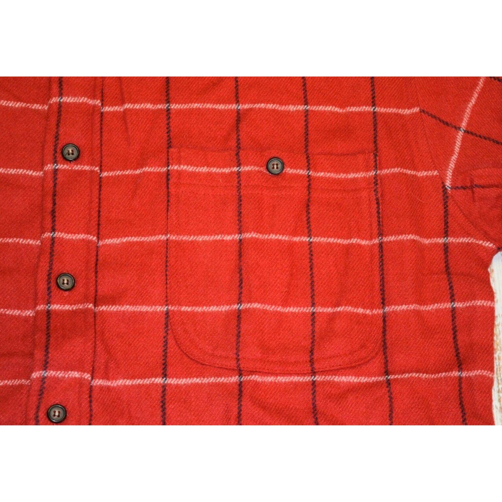 Rails VINTAGE Trail's End Flannel Button Up Shirt Red Plaid Mens L Acrylic Soft 80s 90s Size US L / EU 52-54 / 3 - 4 Thumbnail