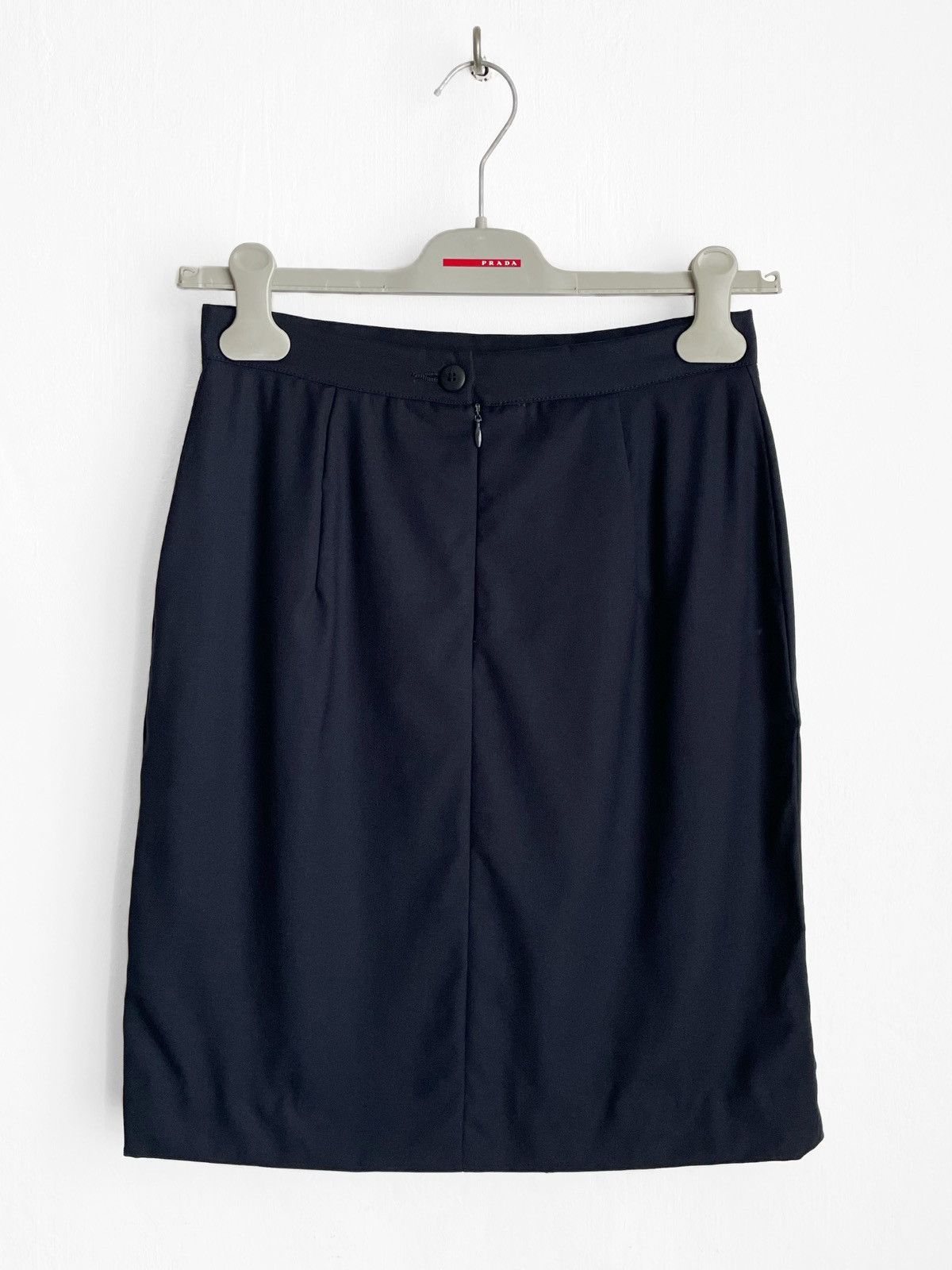 Burberry Burberry Vintage Wool Skirt Blue IT40 EU36 Made in Italy Size 27" / US 4 / IT 40 - 3 Thumbnail